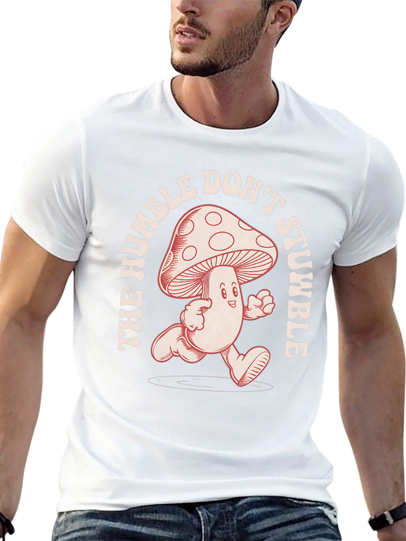 Humble Dont Stumble Mushroom Graphic Tee