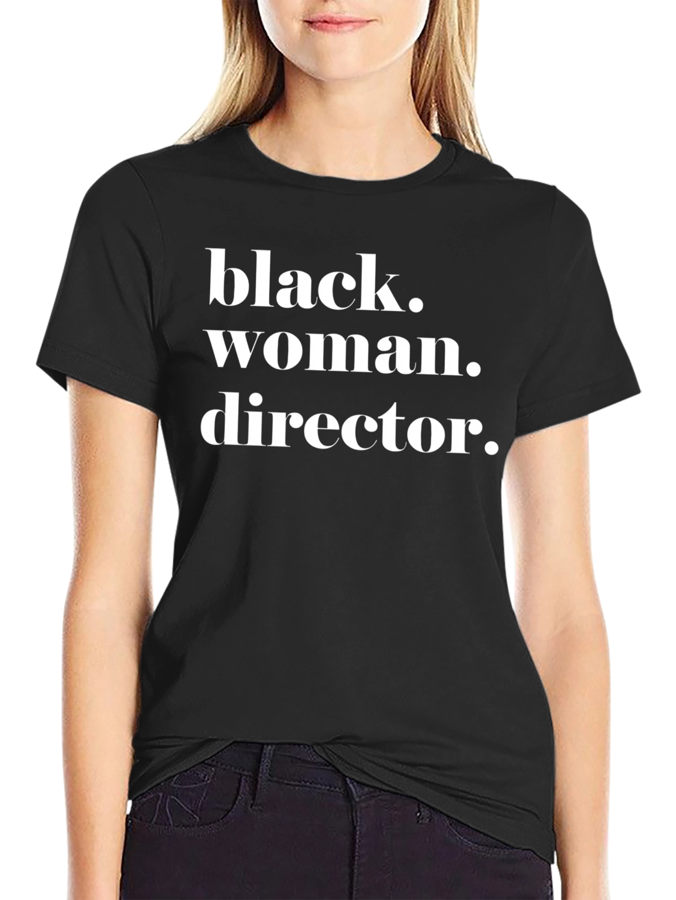Black Woman Director T-Shirt