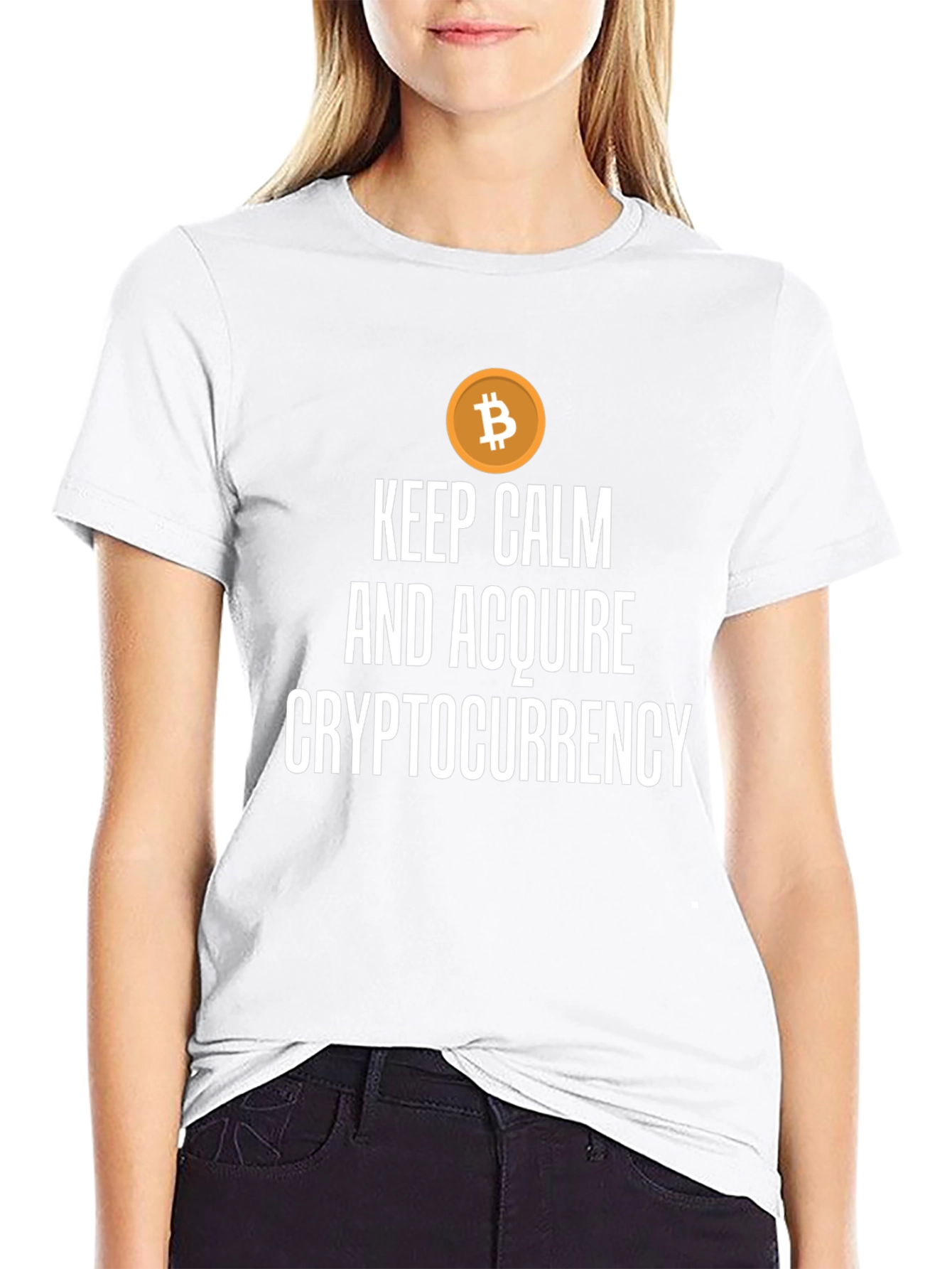 Keep Calm Acquire Cryptocurrency T-Shirt