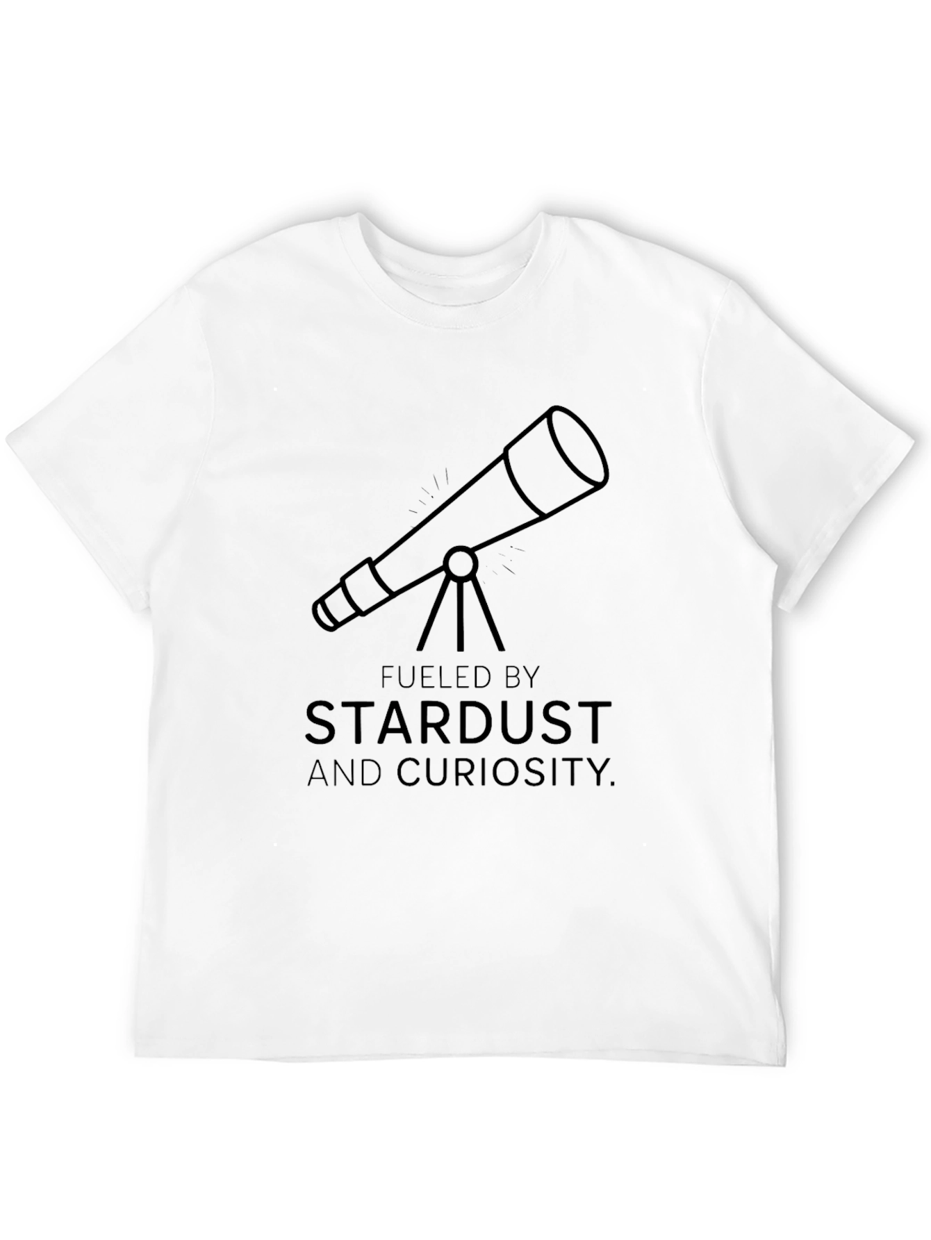 Stardust & Curiosity Telescope Graphic Tee