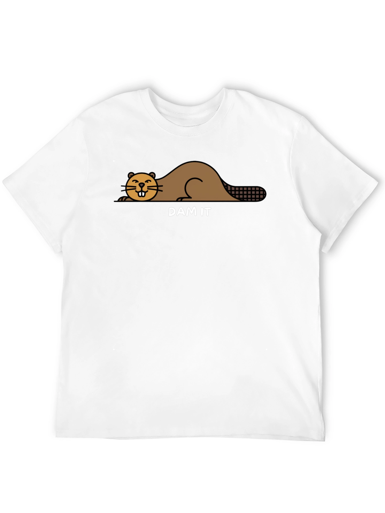 Dam It Beaver Graphic T-Shirt - Funny & Casual