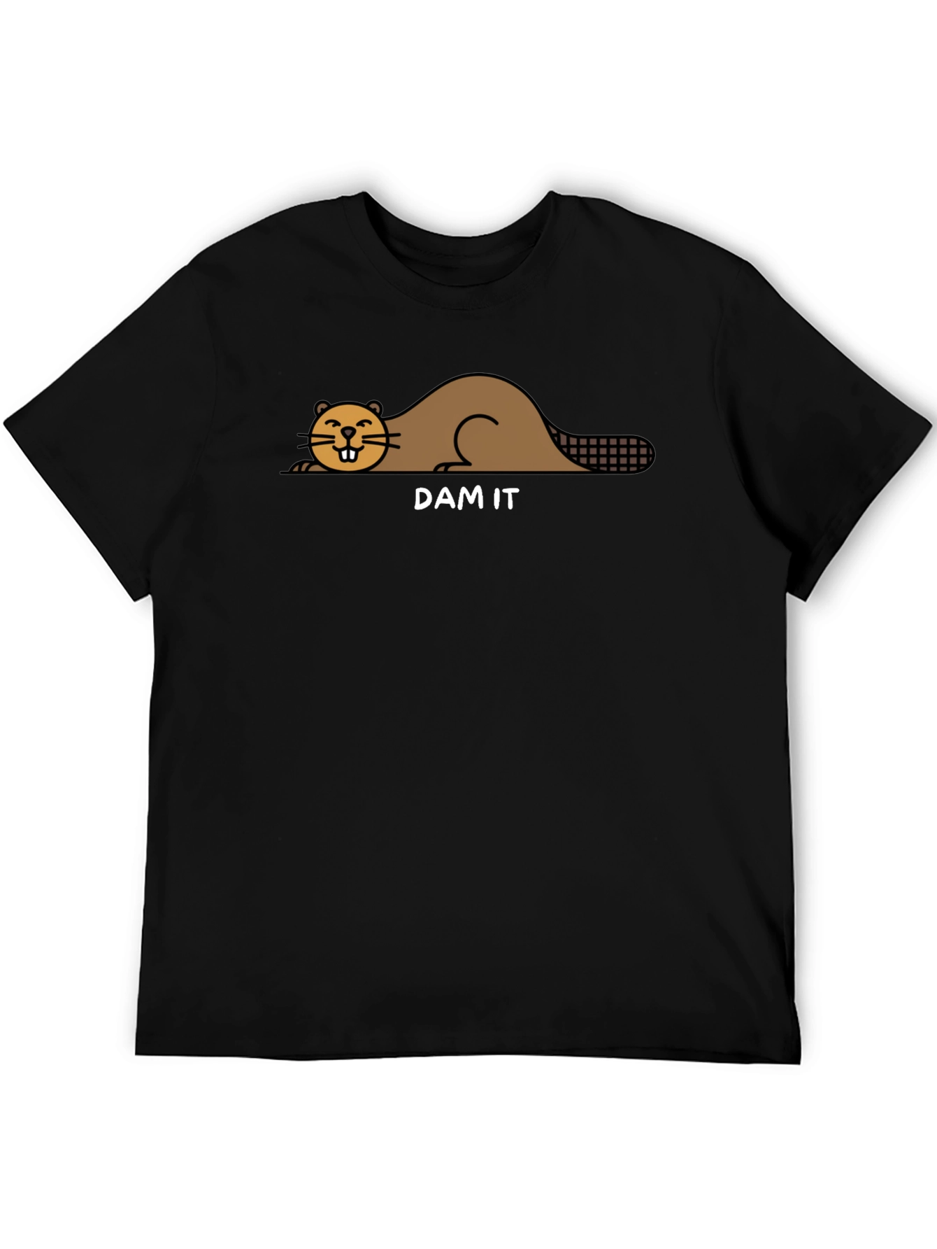 Dam It Beaver Graphic T-Shirt - Funny & Casual