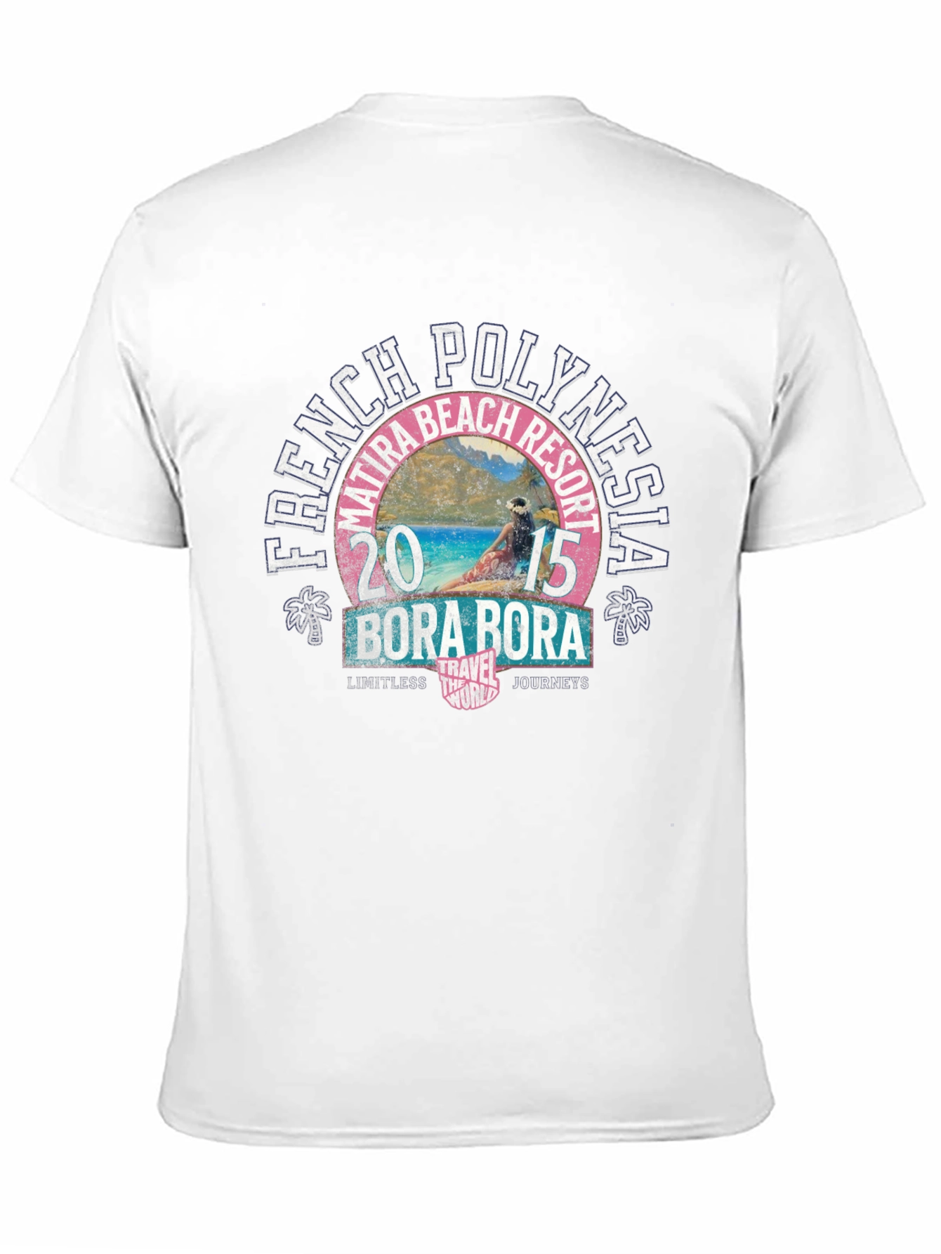 French Polynesia Bora Bora 2015 Black T-Shirt