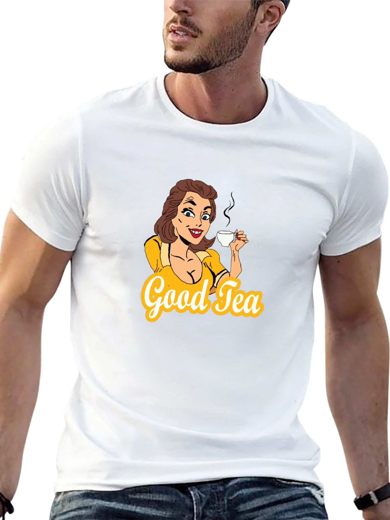 Good Tea T-Shirt - Cartoon Graphic Tee