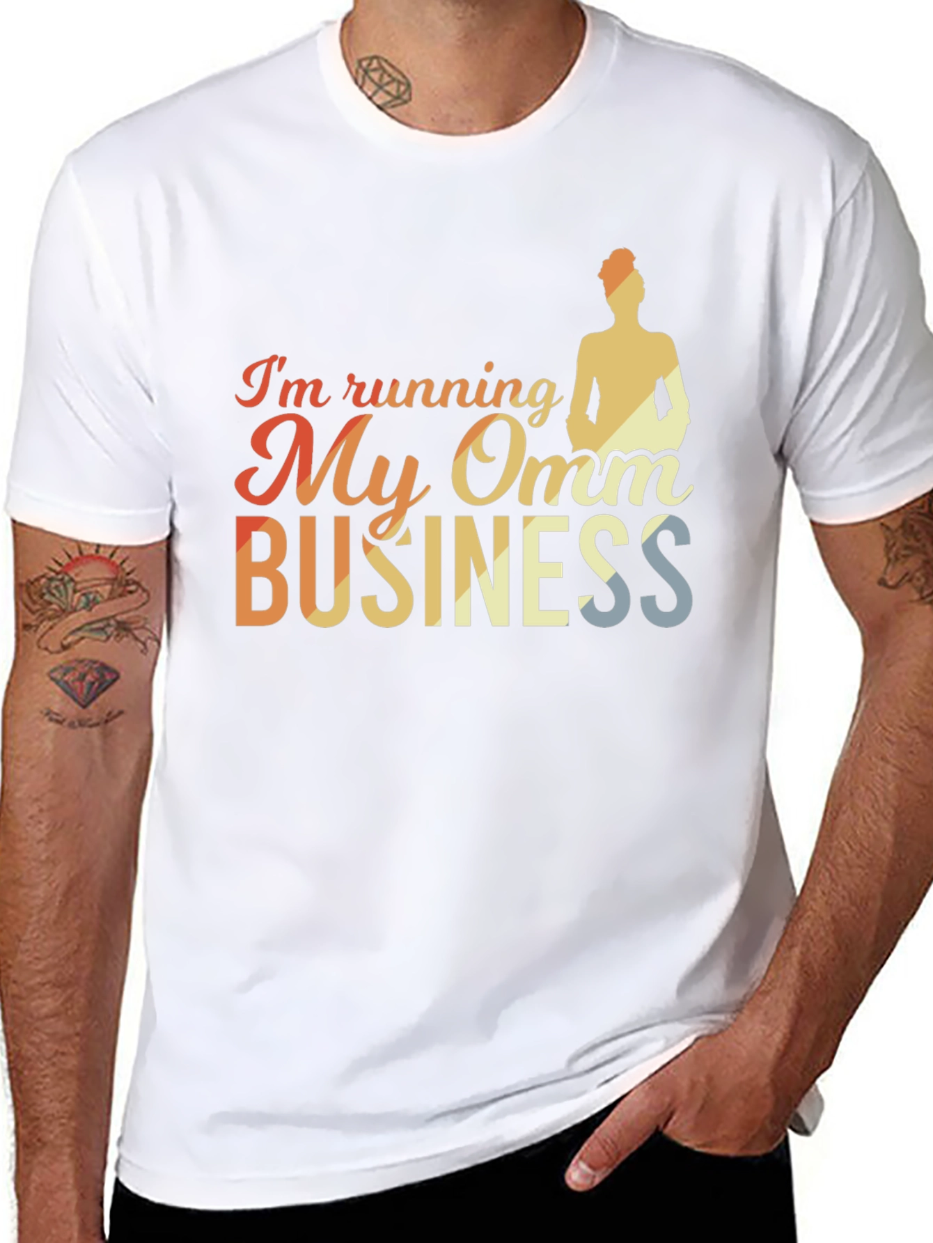 Running My Omm Business Graphic Tee