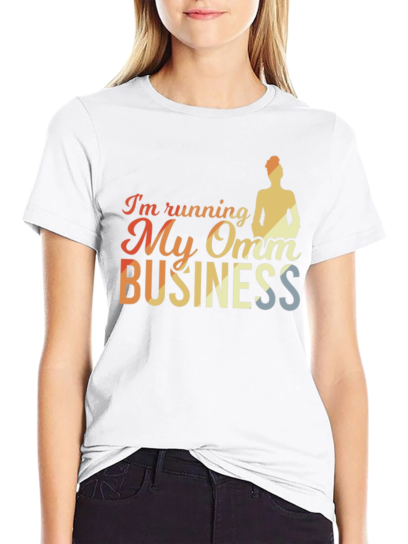 Running My Omm Business Graphic Tee