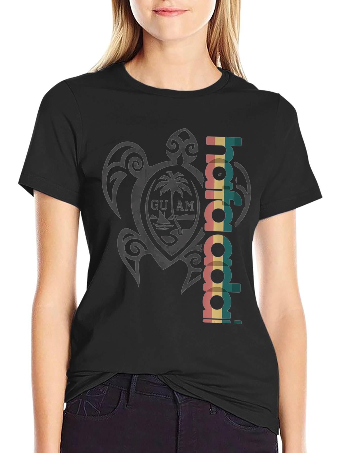 Guam Hafa Adai Turtle Tee - Island Style