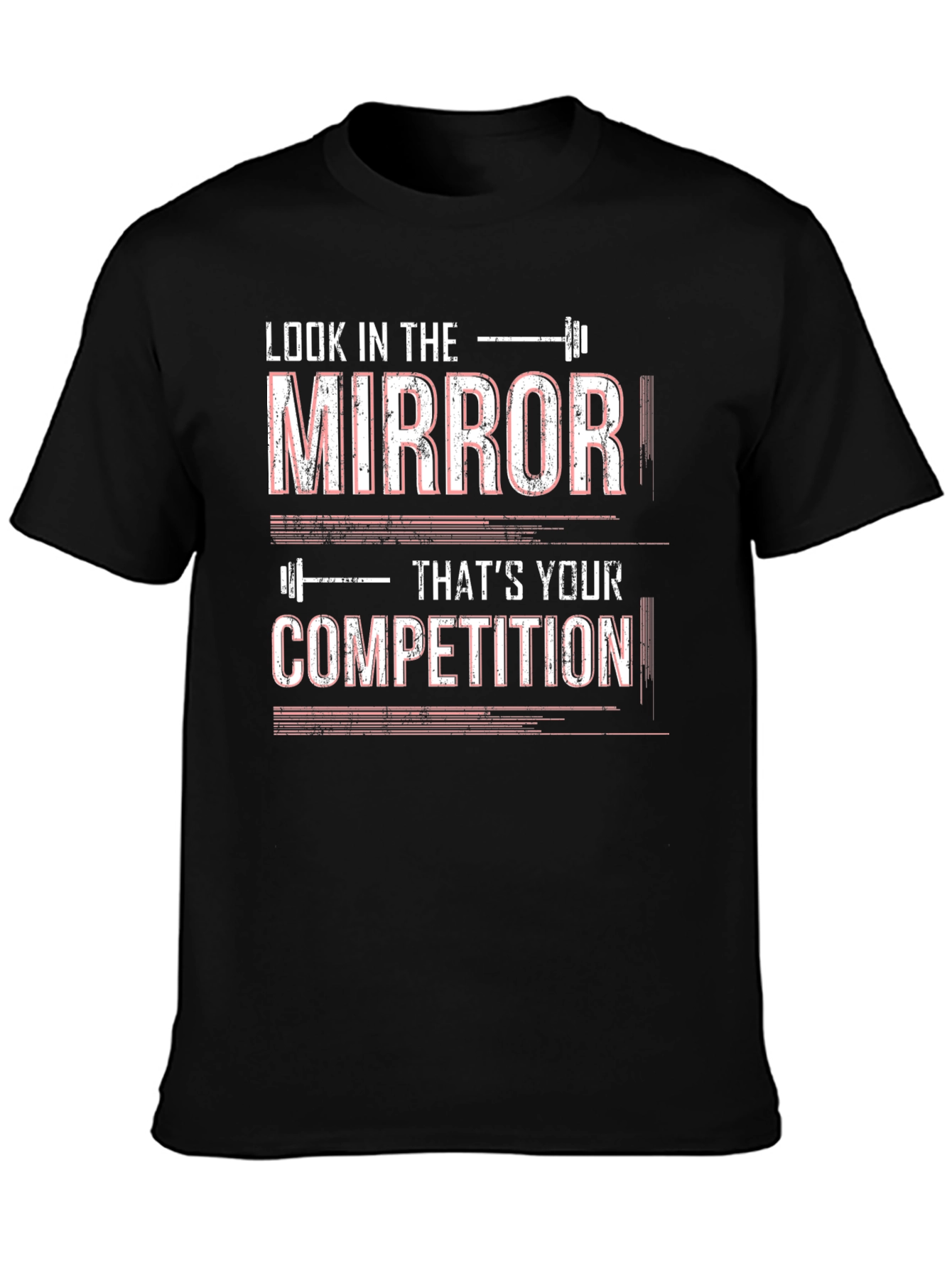 Mirror Competition Graphic Tee - Motivational Gym Shirt