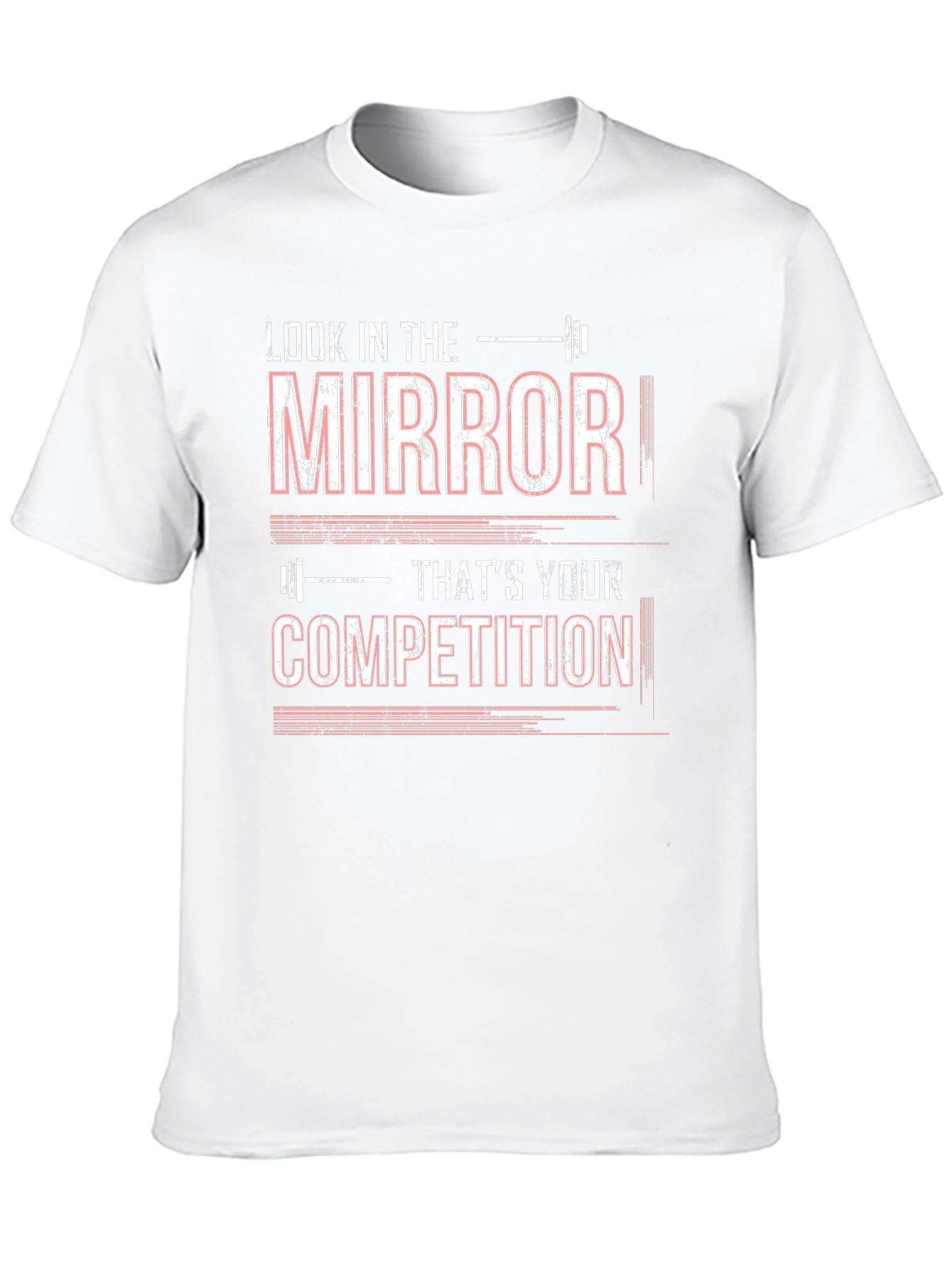 Mirror Competition Graphic Tee - Motivational Gym Shirt