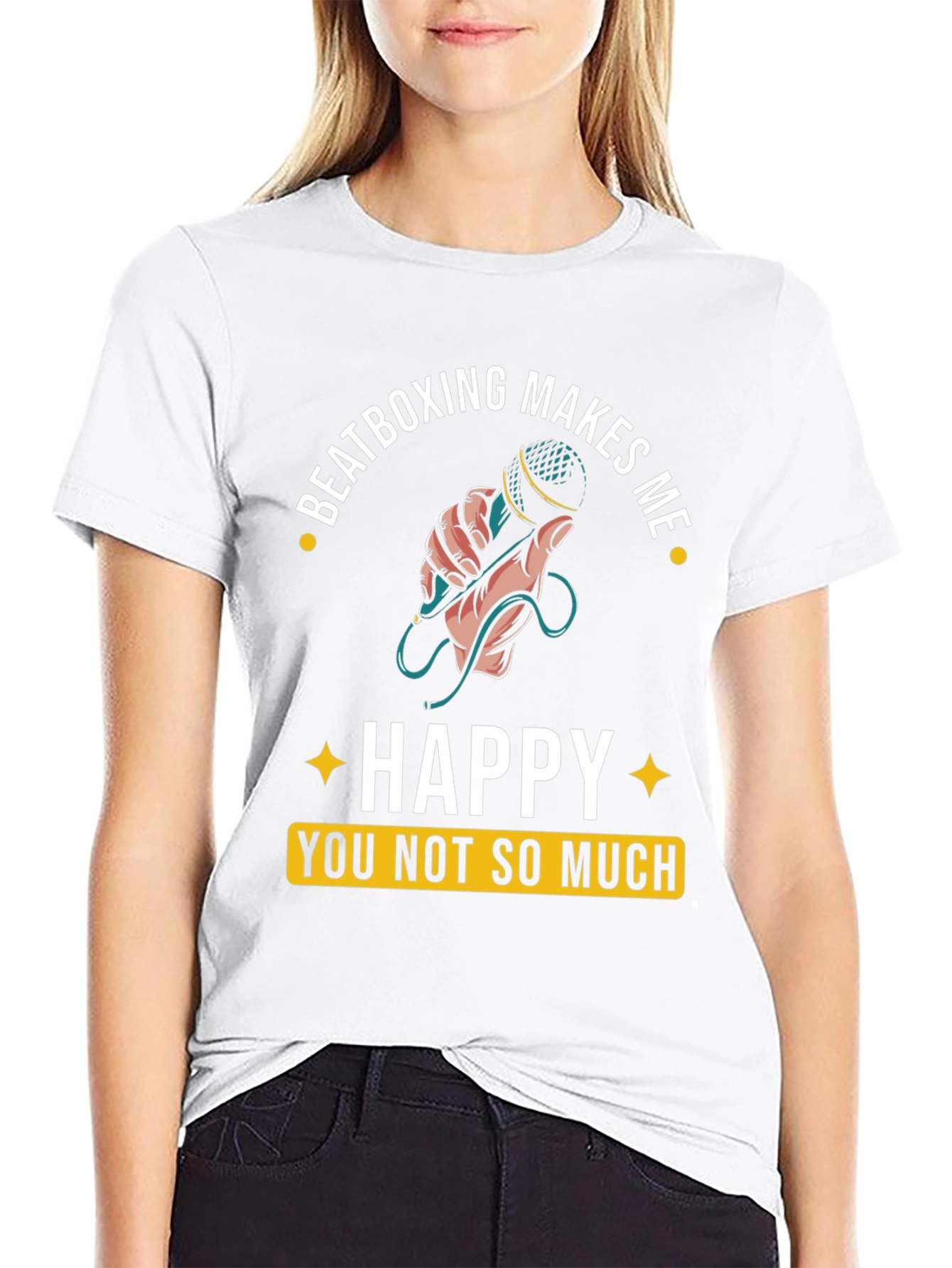 Beatboxing Makes Me Happy Graphic Tee