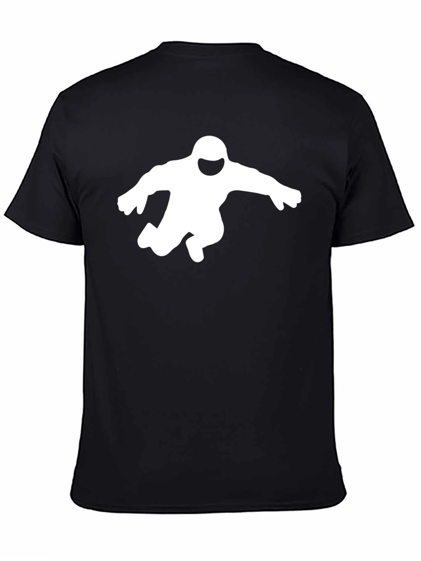 Retro Spaceman Black T-Shirt