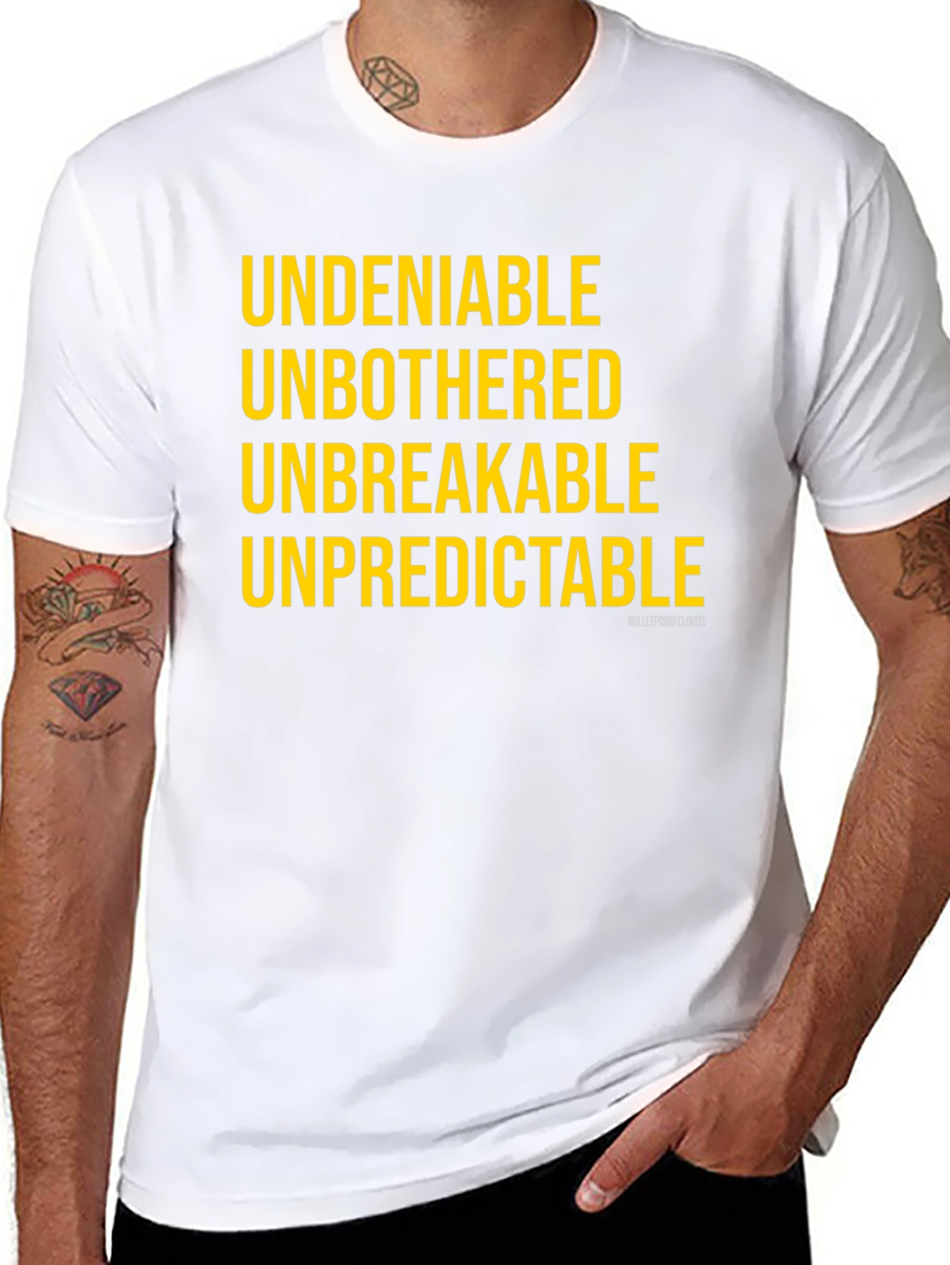 Undeniable Motivational Graphic Tee
