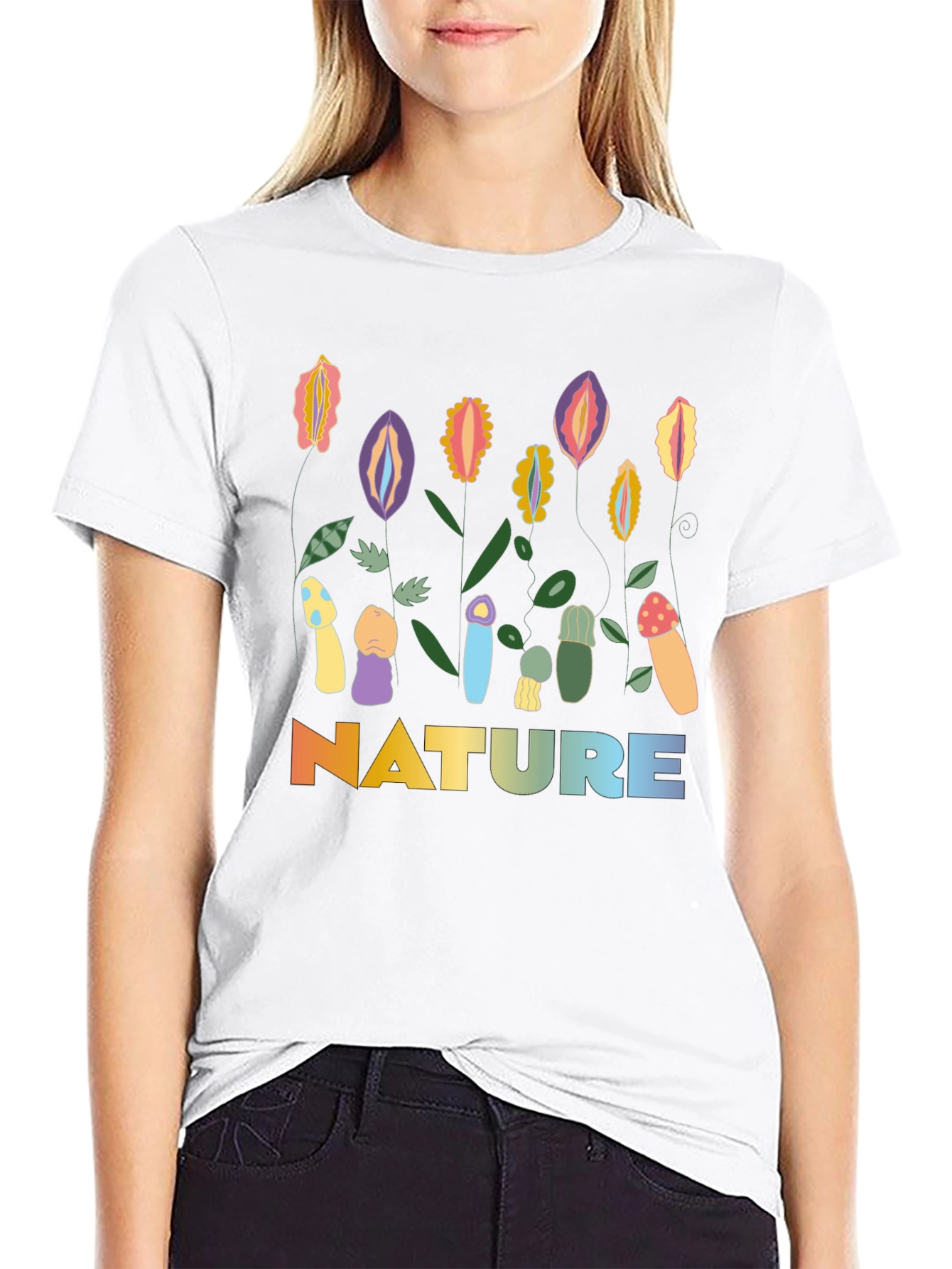 Nature Graphic T-Shirt: Adult Humor Tee