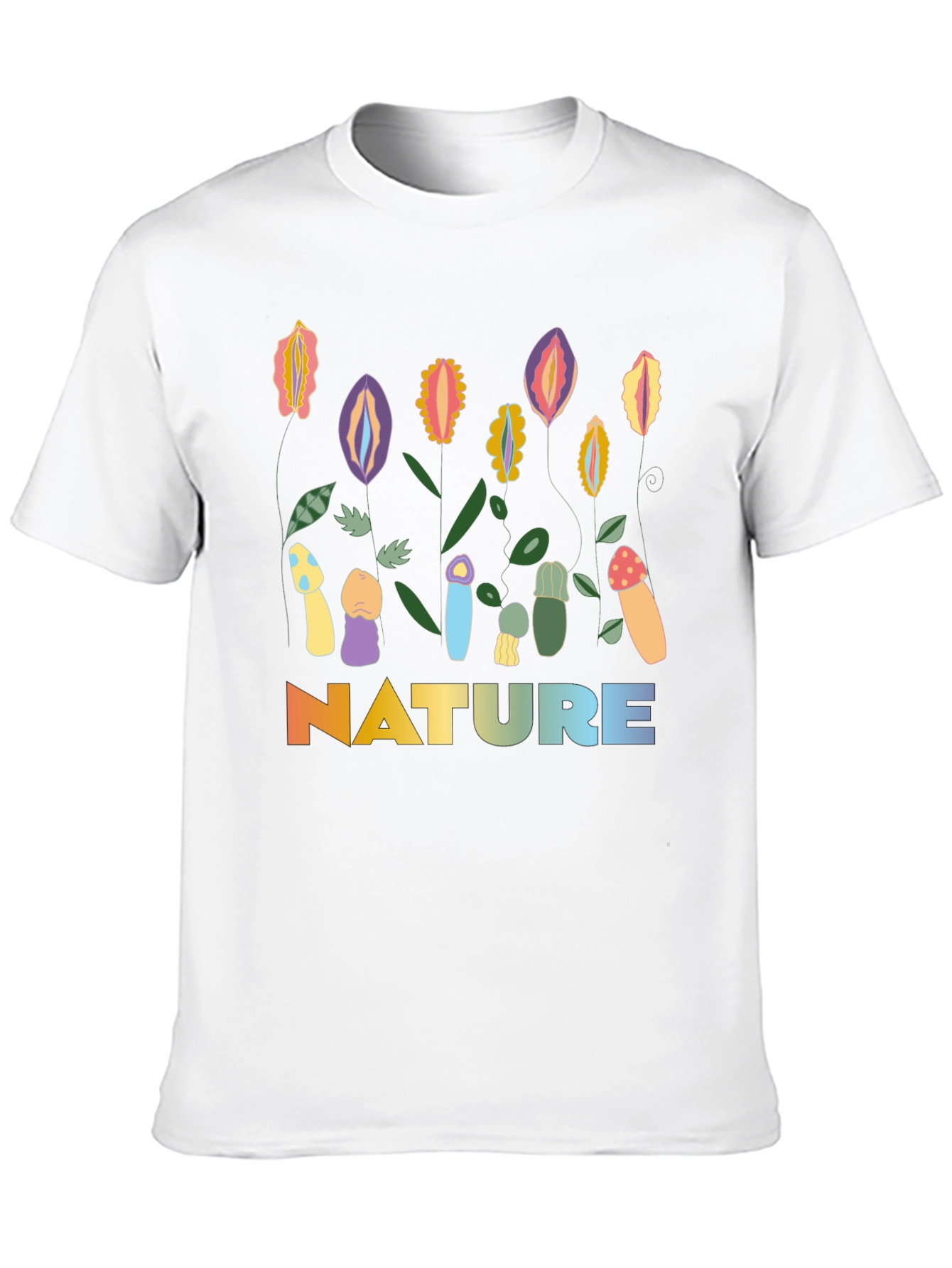 Nature Graphic T-Shirt: Adult Humor Tee