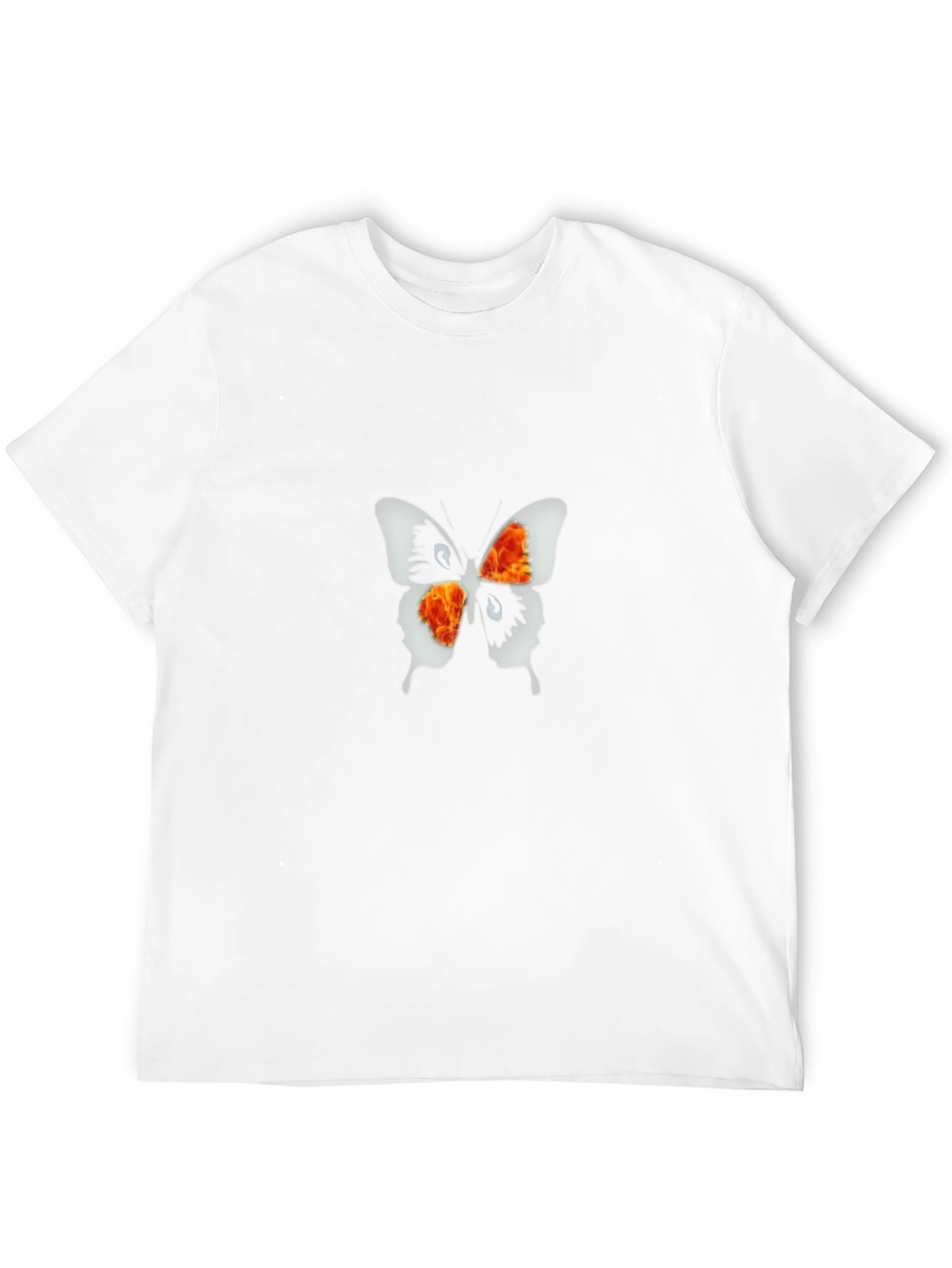 Mens Black Graphic Tee - Firefly Design