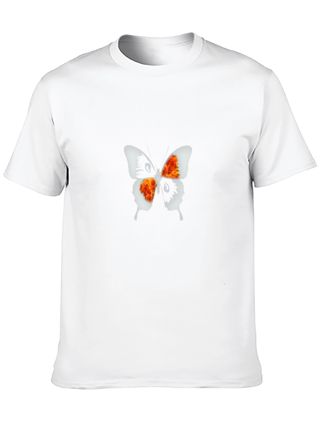 Mens Black Graphic Tee - Firefly Design