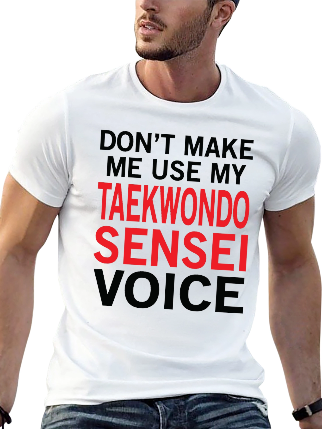 Taekwondo Sensei Voice Graphic T-Shirt