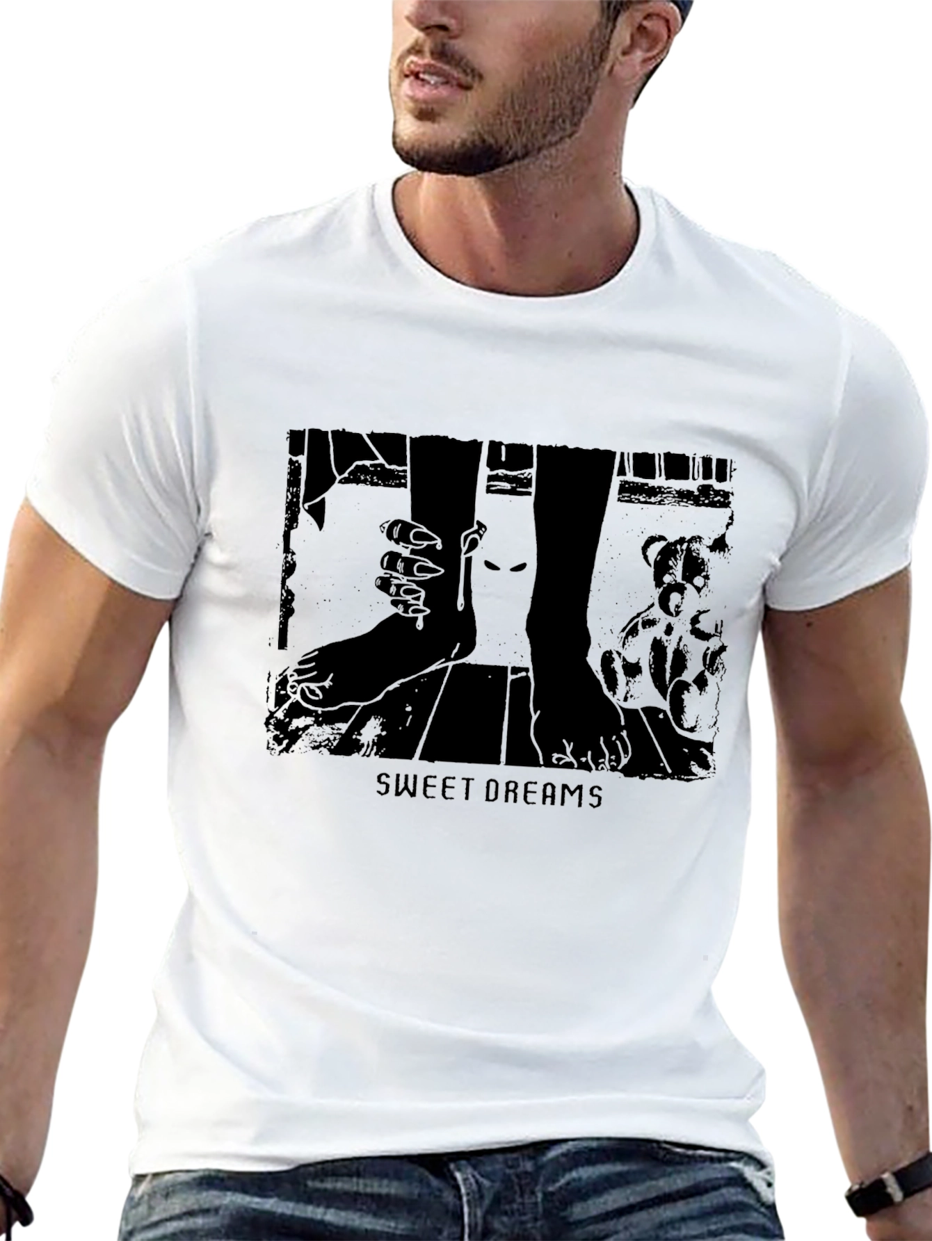 Sweet Dreams Graphic T-Shirt - Black