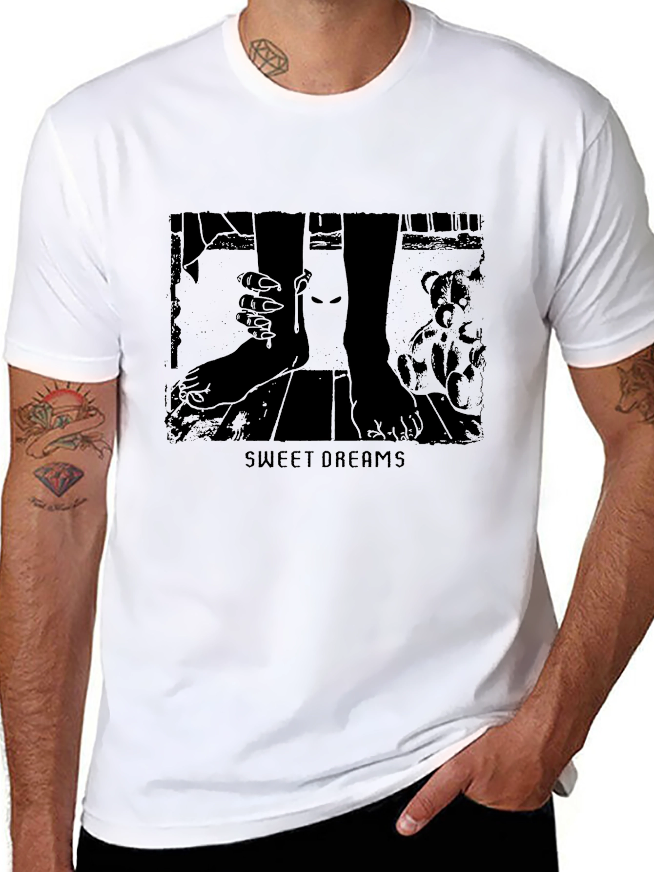 Sweet Dreams Graphic T-Shirt - Black