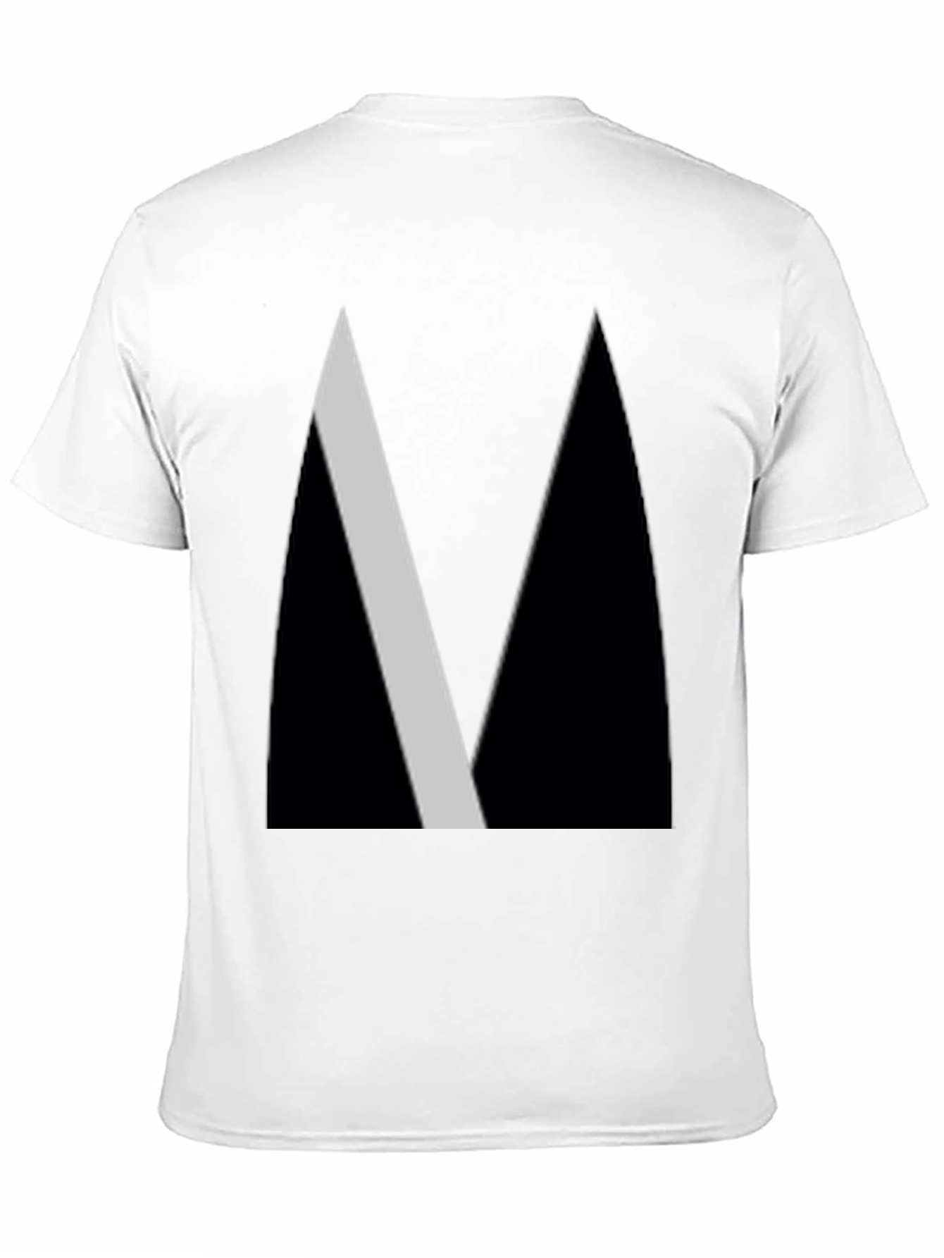 Abstract Black Geometric Tee