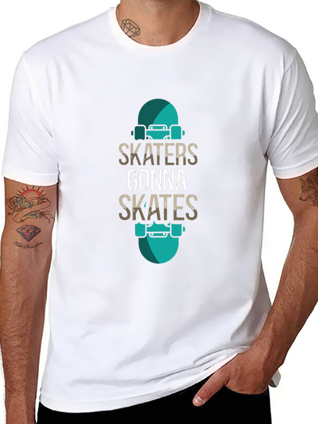 Skaters Gonna Skate Graphic Tee