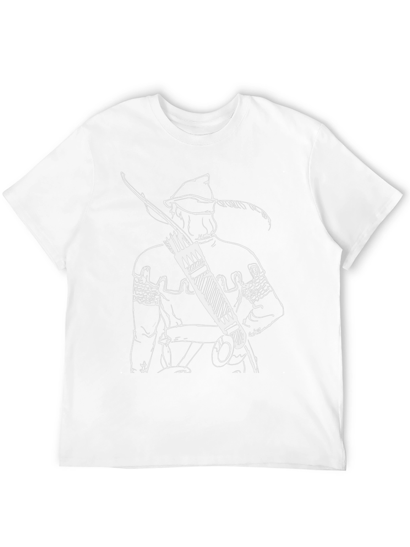 Archer Sketch Graphic Tee - Classic Style
