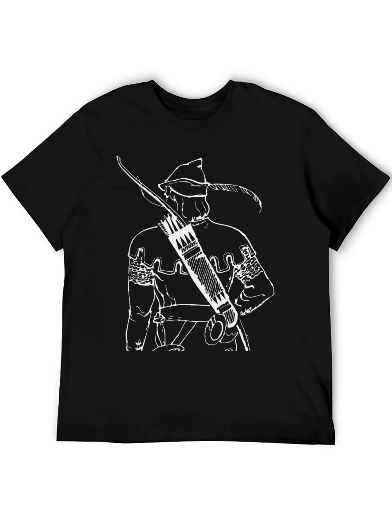 Archer Sketch Graphic Tee - Classic Style