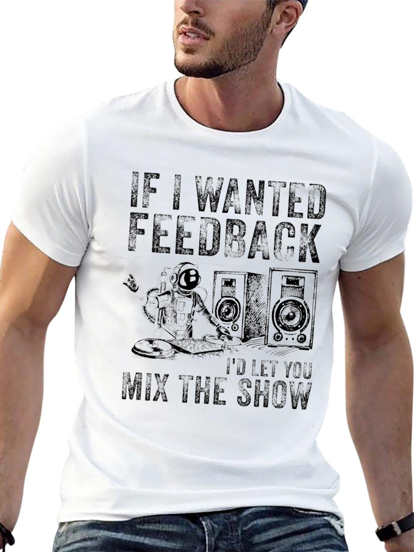 DJ Astronaut Graphic T-Shirt - Mix the Show