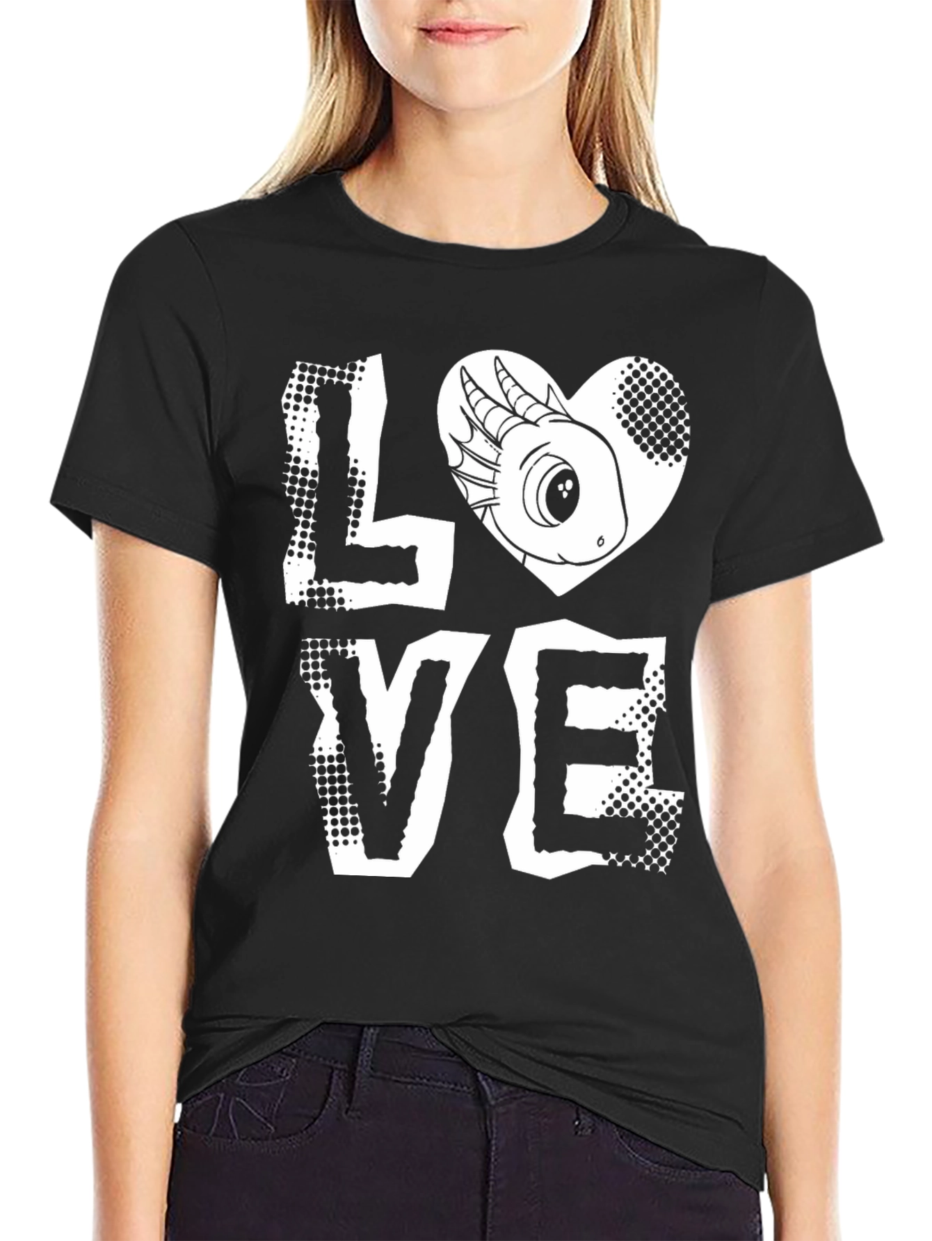 Love Axolotl Tee - Cute Amphibian Heart T-Shirt