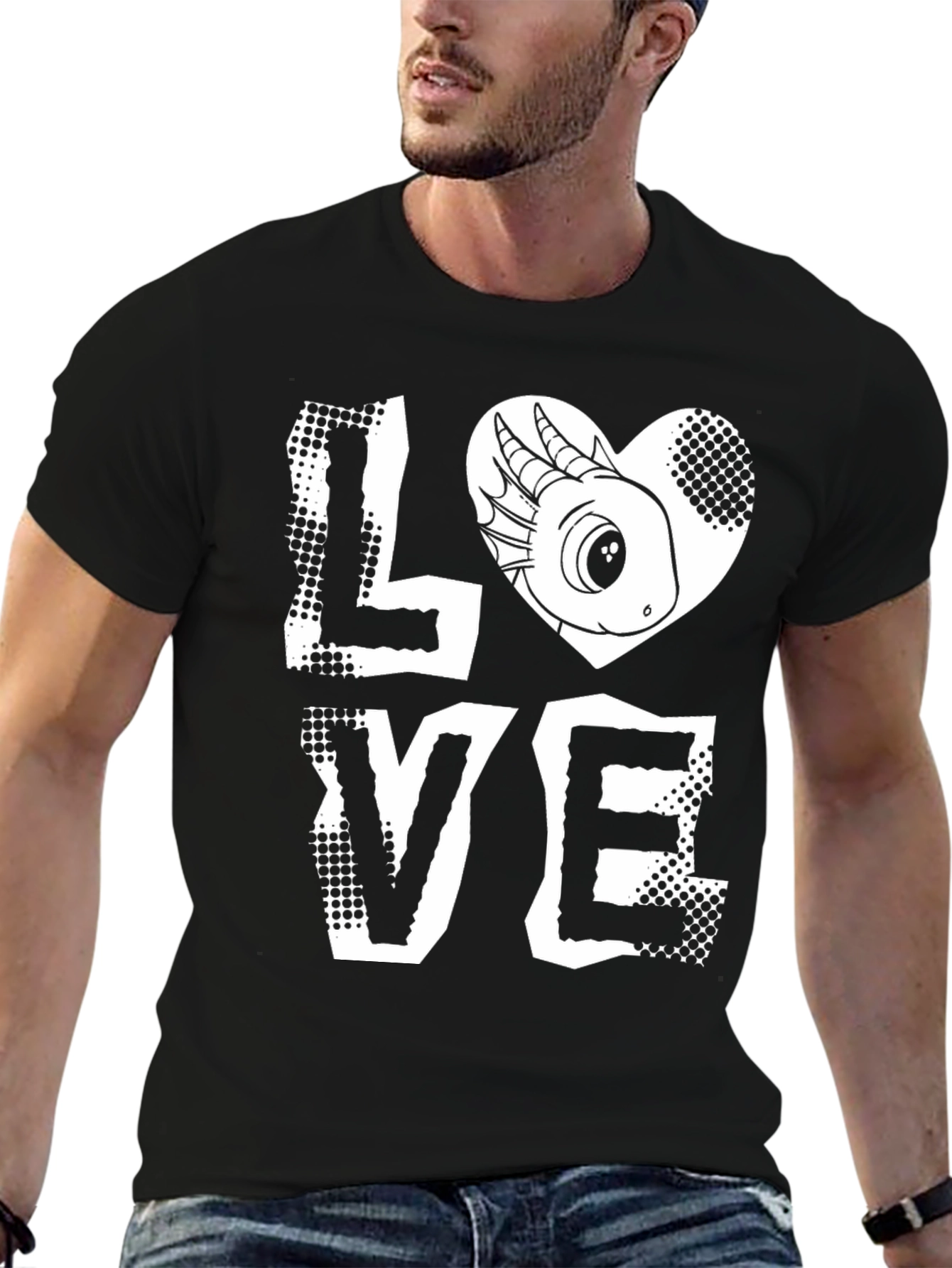 Love Axolotl Tee - Cute Amphibian Heart T-Shirt