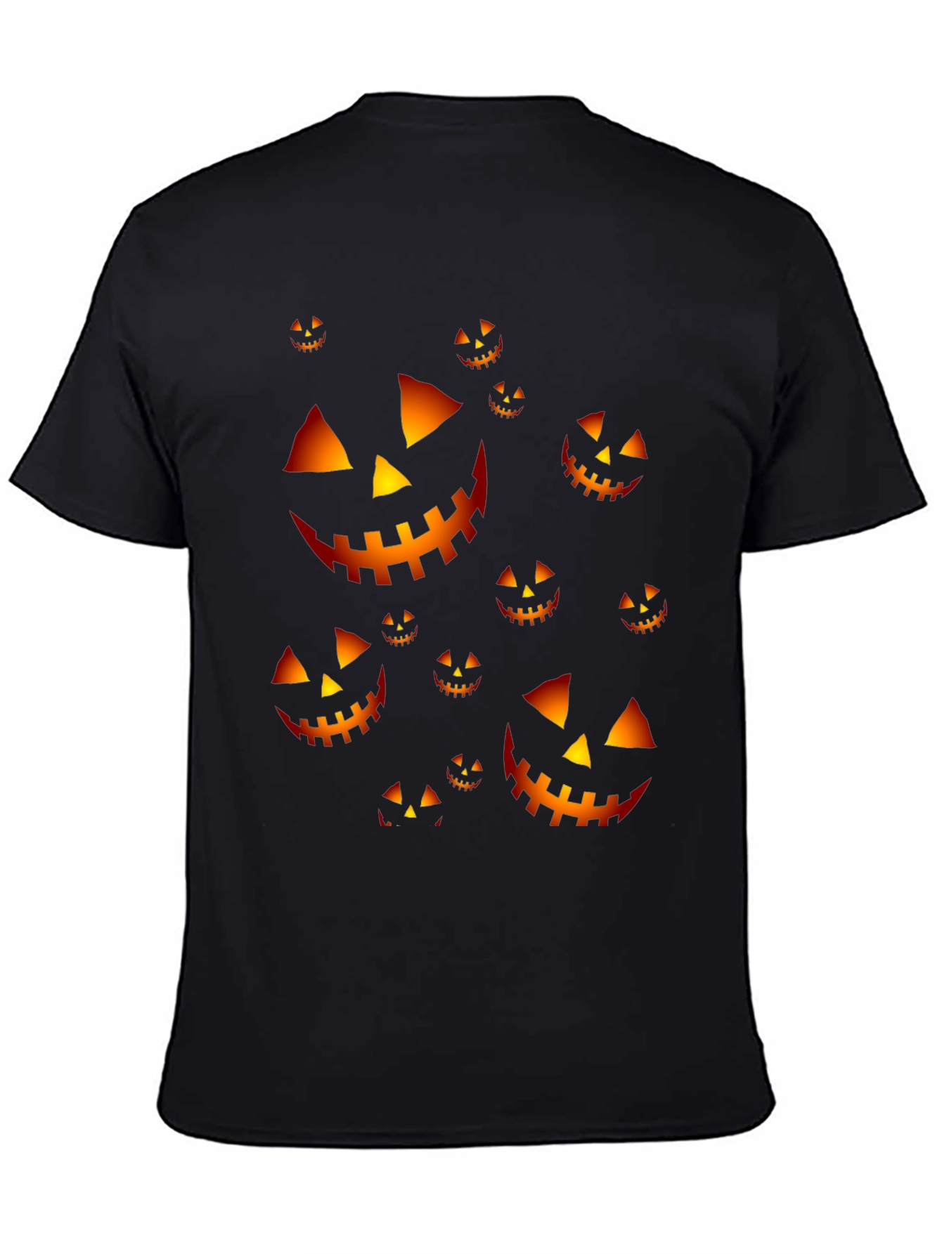 Halloween Pumpkin Face T-Shirt - Spooky Season