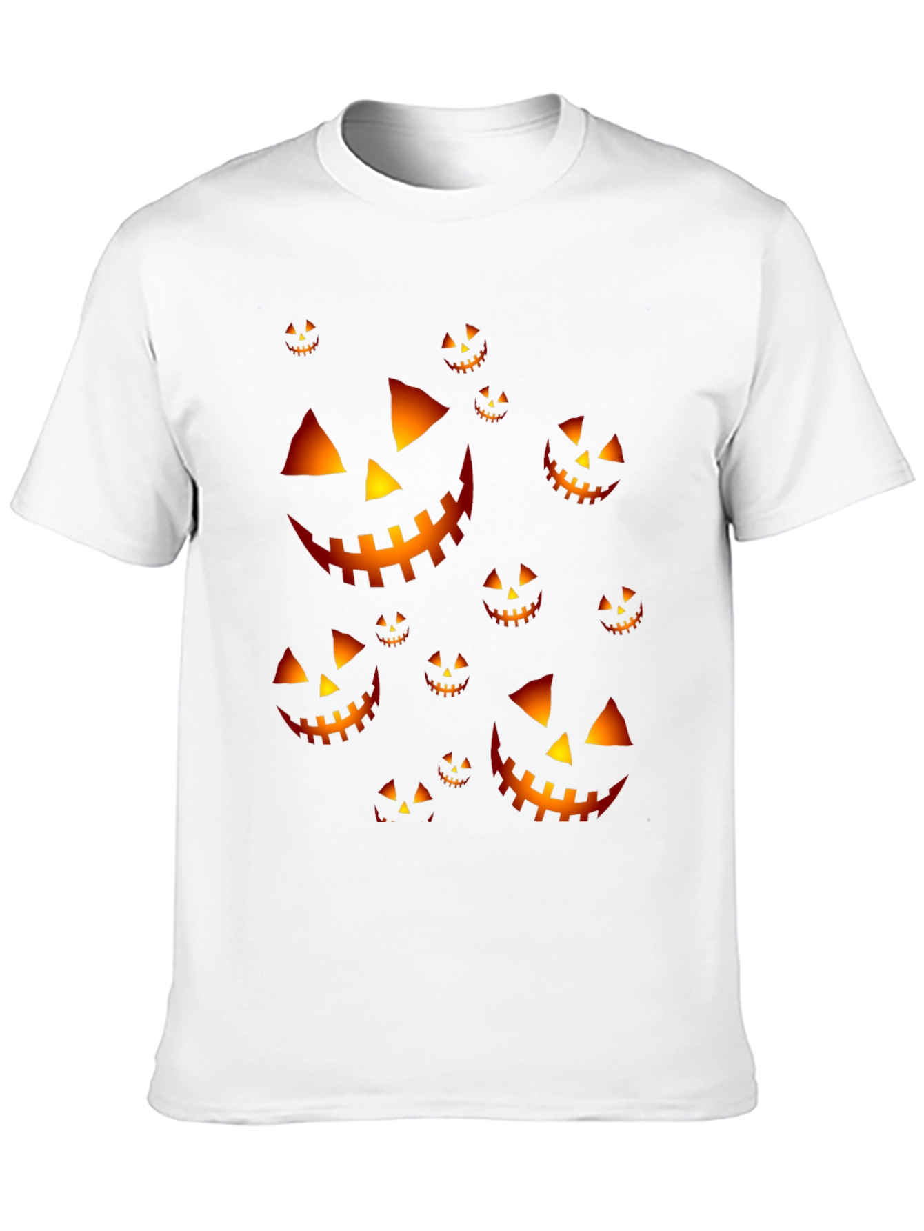 Halloween Pumpkin Face T-Shirt - Spooky Season