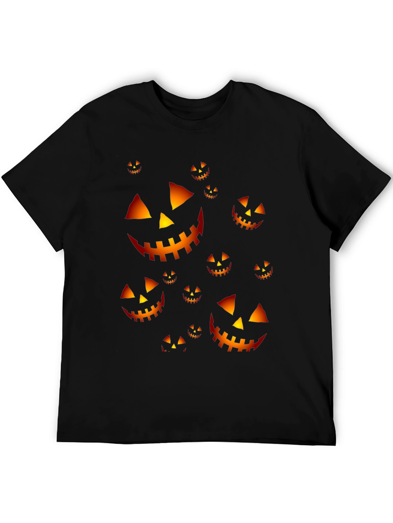 Halloween Pumpkin Face T-Shirt - Spooky Season