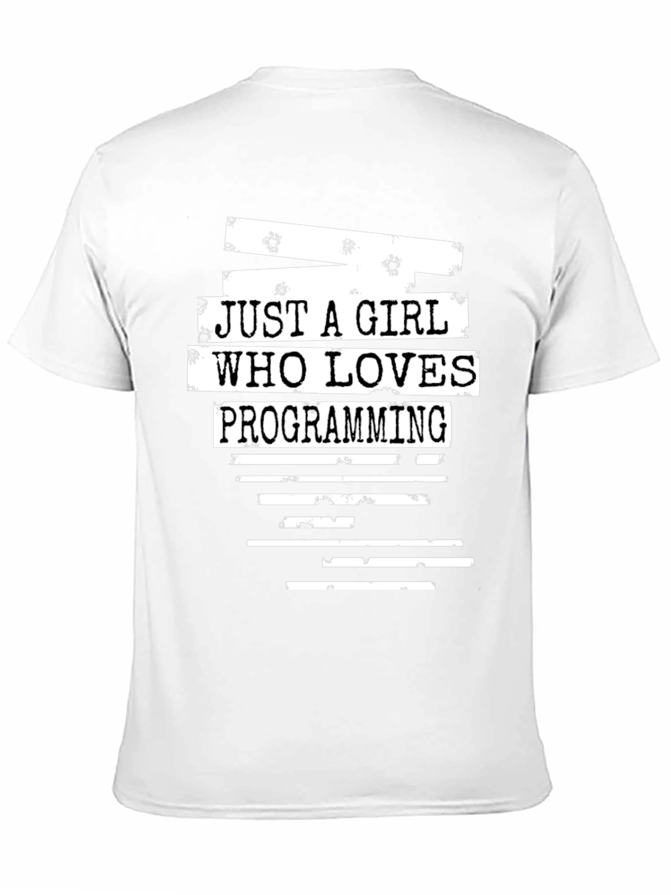 Just A Girl Who Loves Programming Graphic T-Shirt