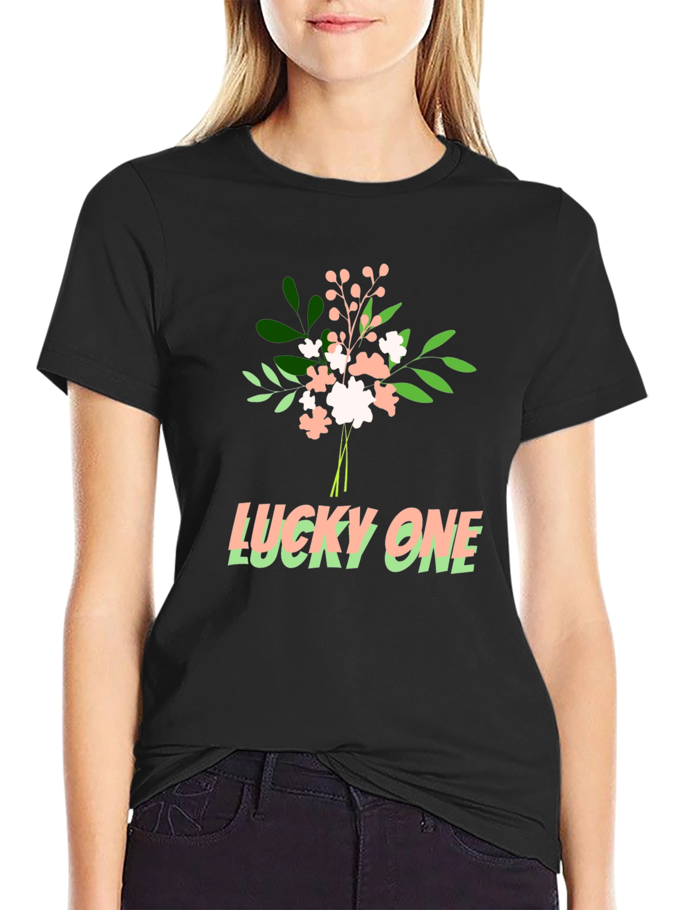 Lucky One Graphic Tee - Soft Cotton Blend