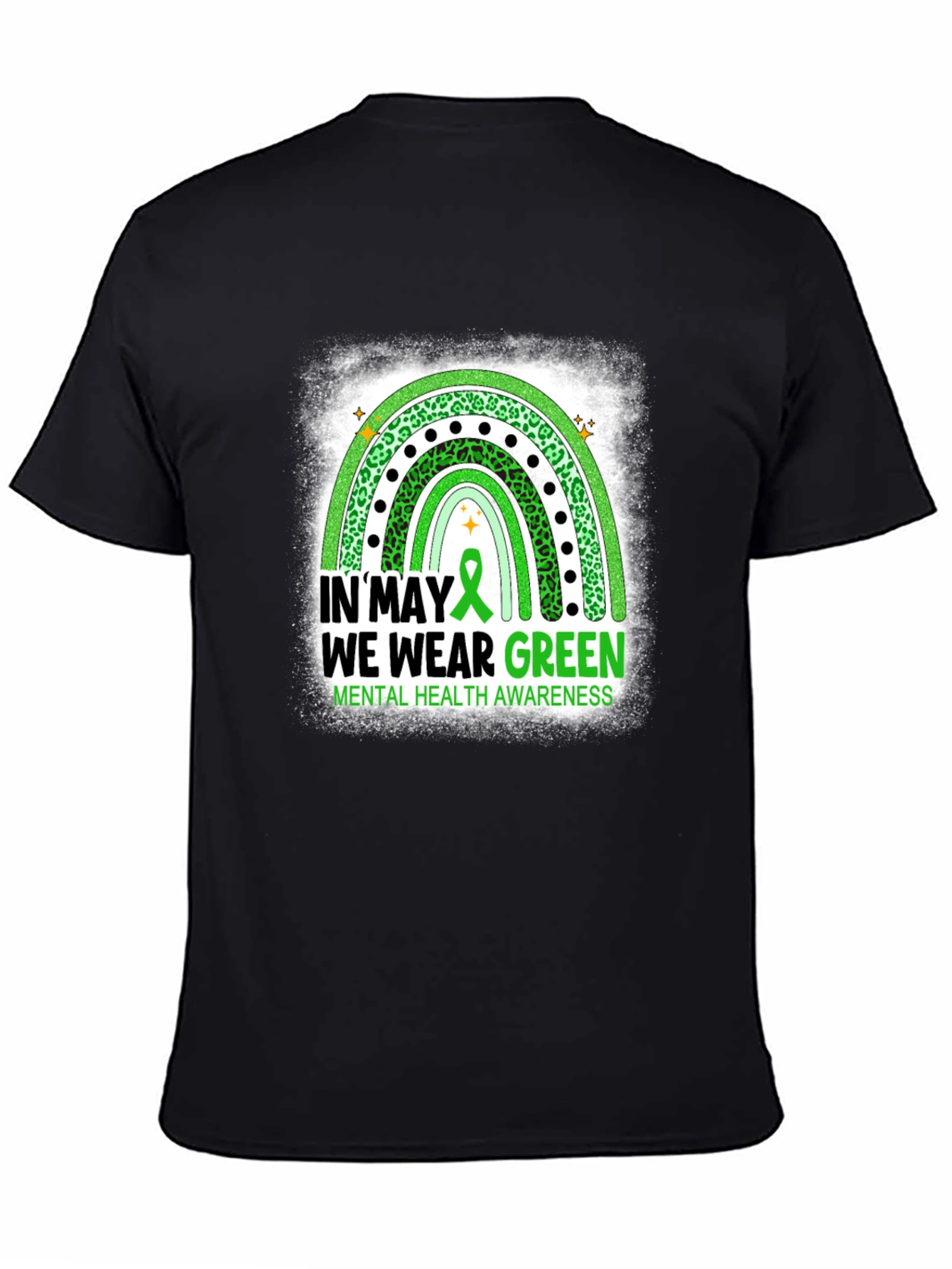 In May We Wear Green Mental Health Awareness T-Shirt