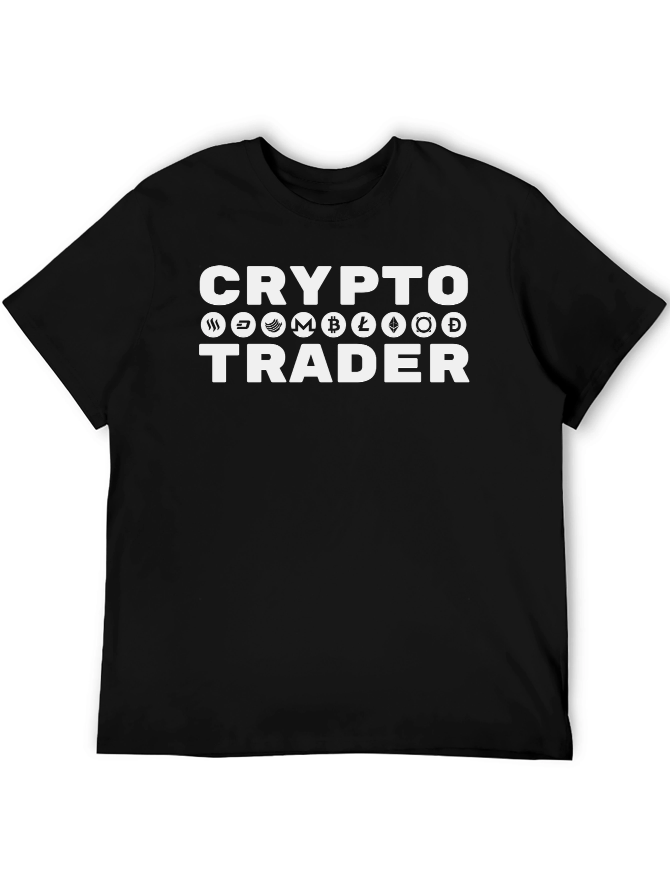 Crypto Trader T-Shirt - Black Cotton Tee