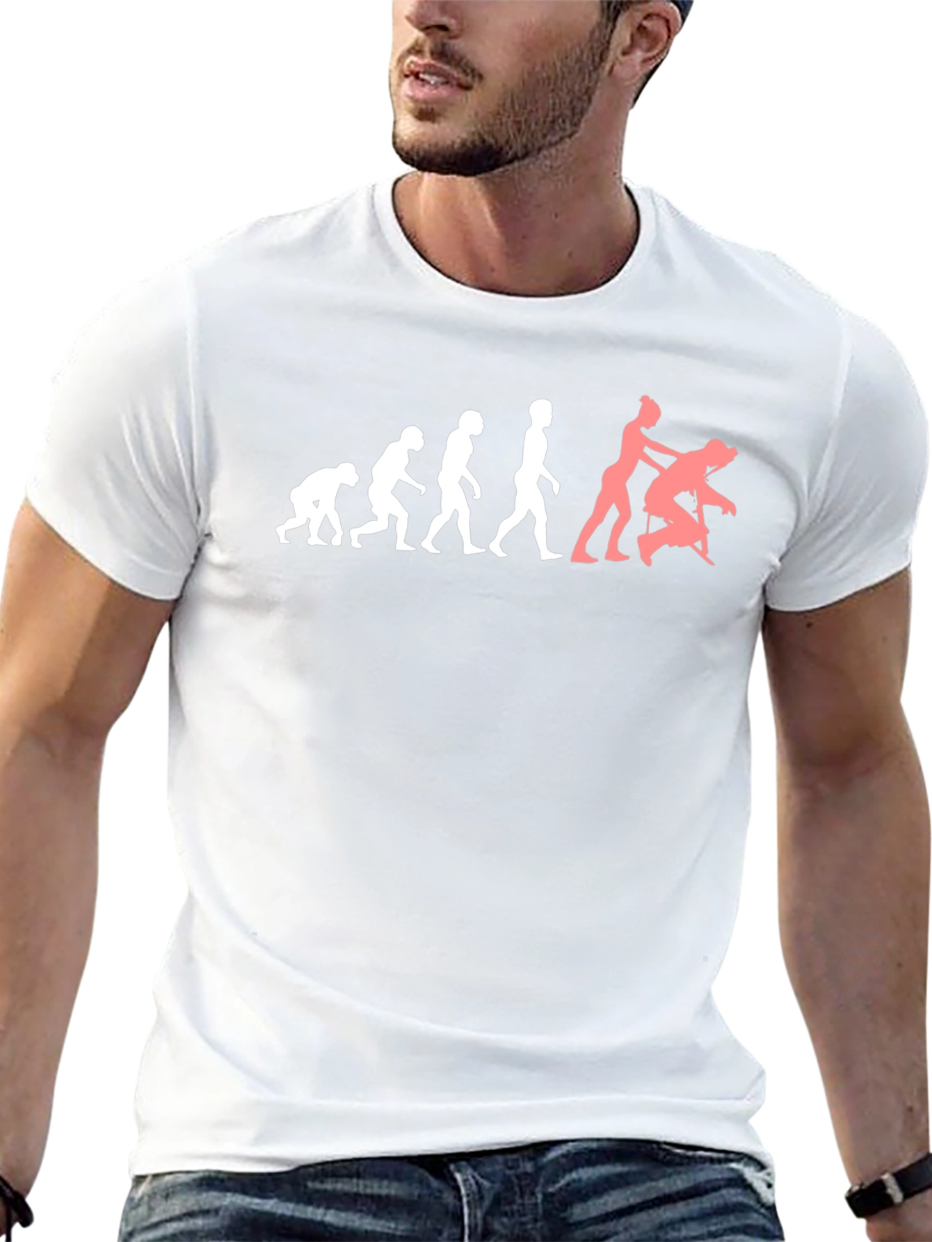 Evolution of Massage T-Shirt - Funny Graphic Tee