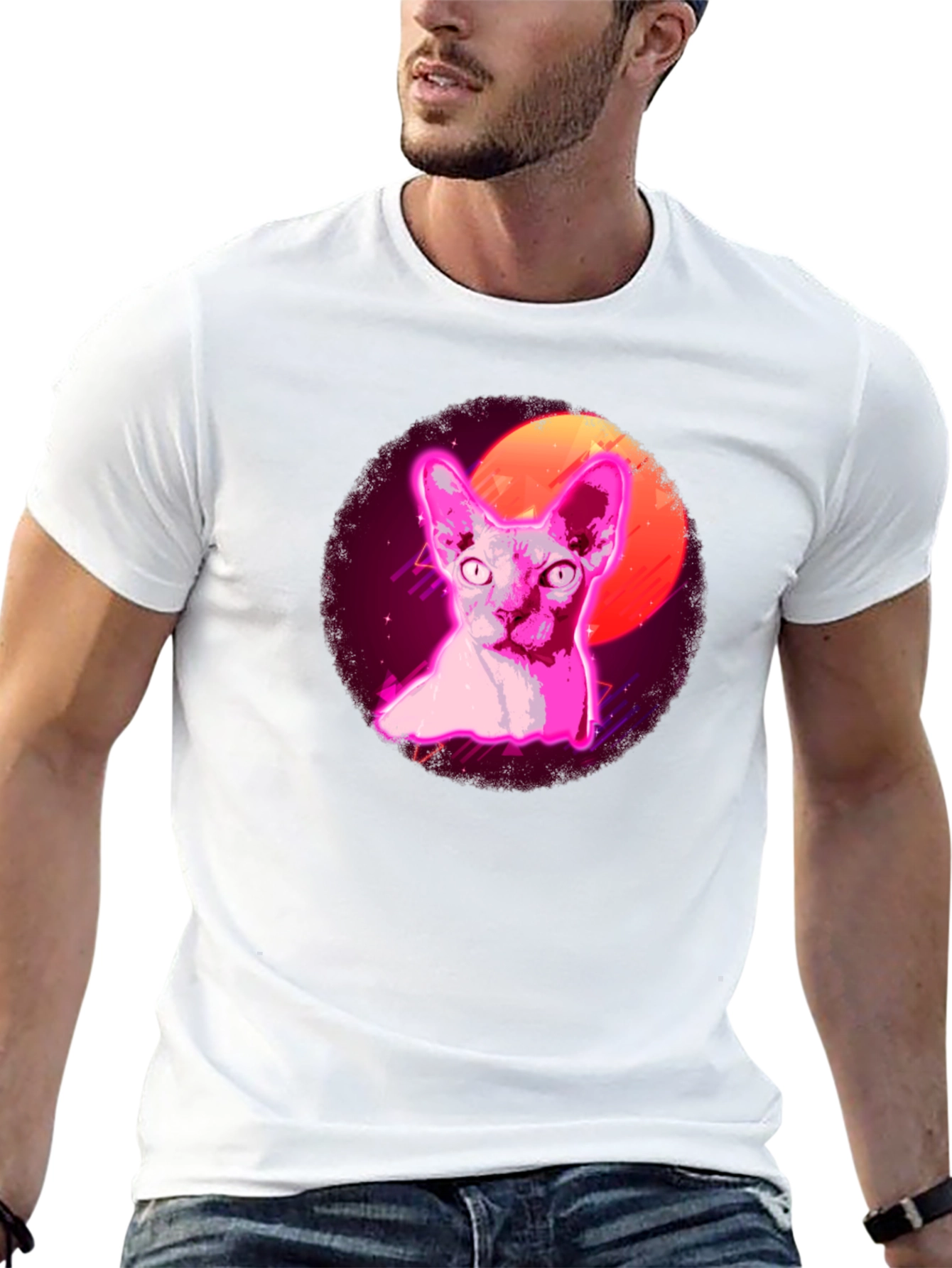 Retro Sphynx Cat T-Shirt
