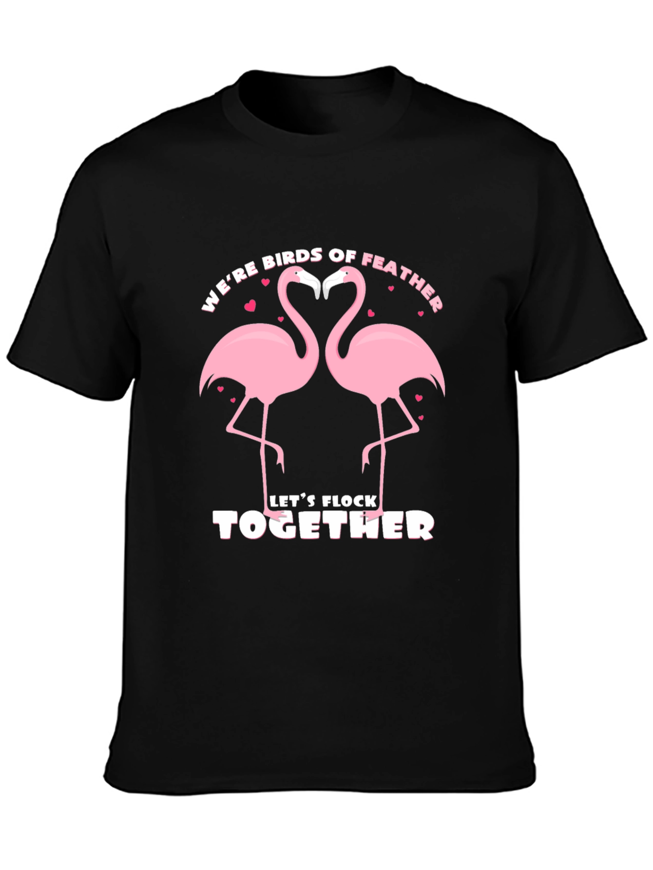 Flamingo Birds of Feather T-Shirt