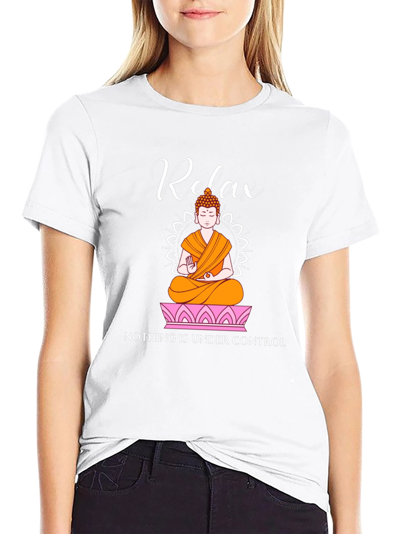 Relax Buddha Graphic Tee
