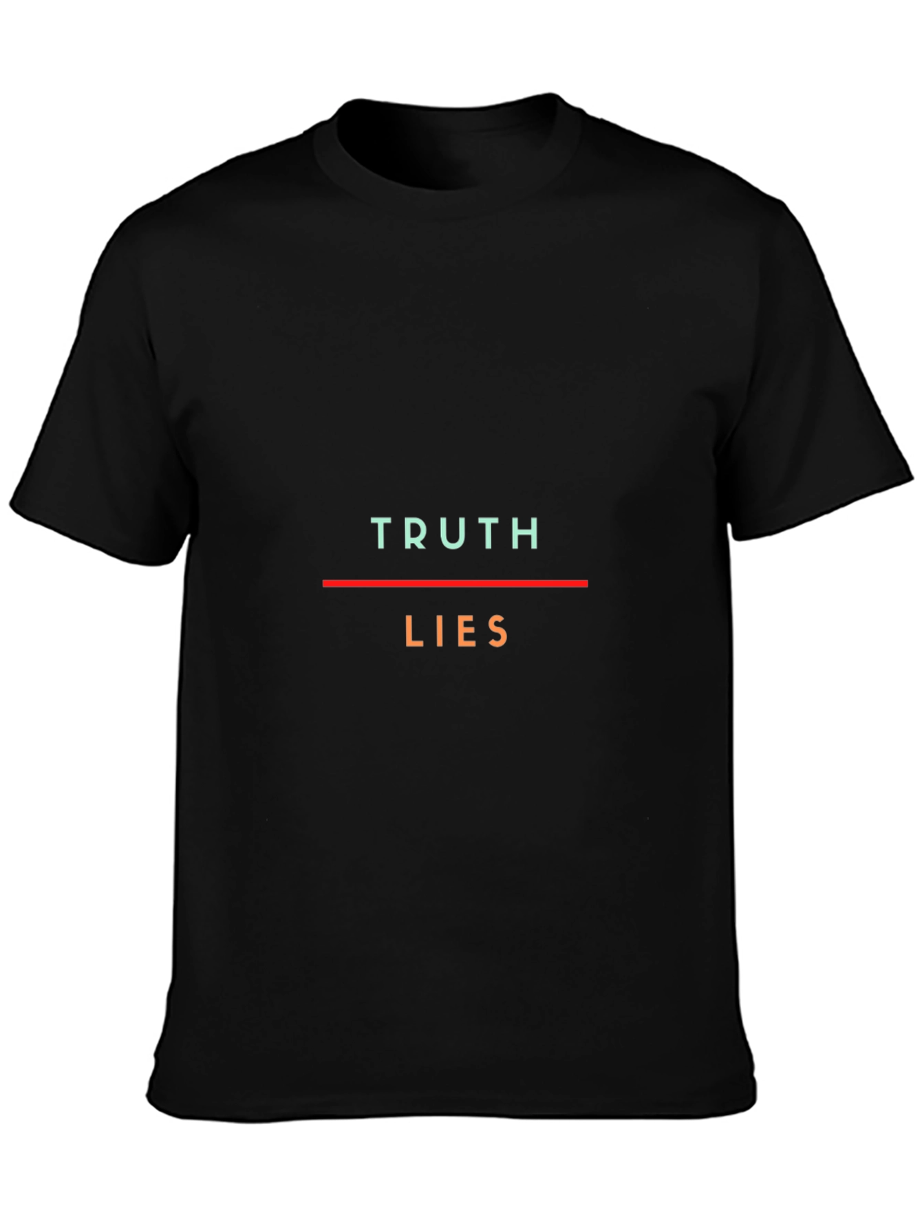 Truth Lies Graphic Tee - Unisex Crew Neck T-Shirt