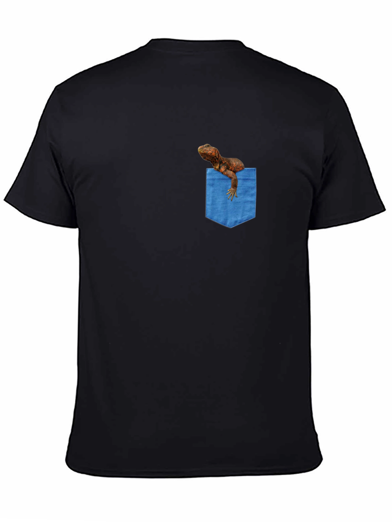Bearded Dragon Pocket Tee - Novelty Graphic T-Shirt