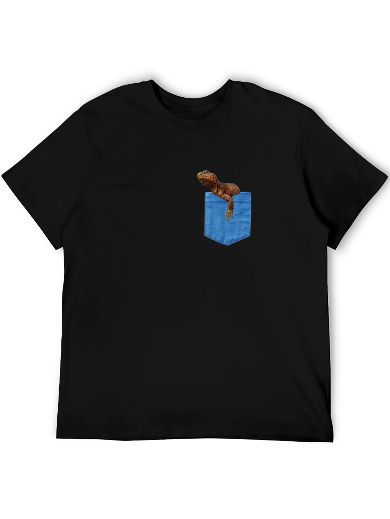 Bearded Dragon Pocket Tee - Novelty Graphic T-Shirt