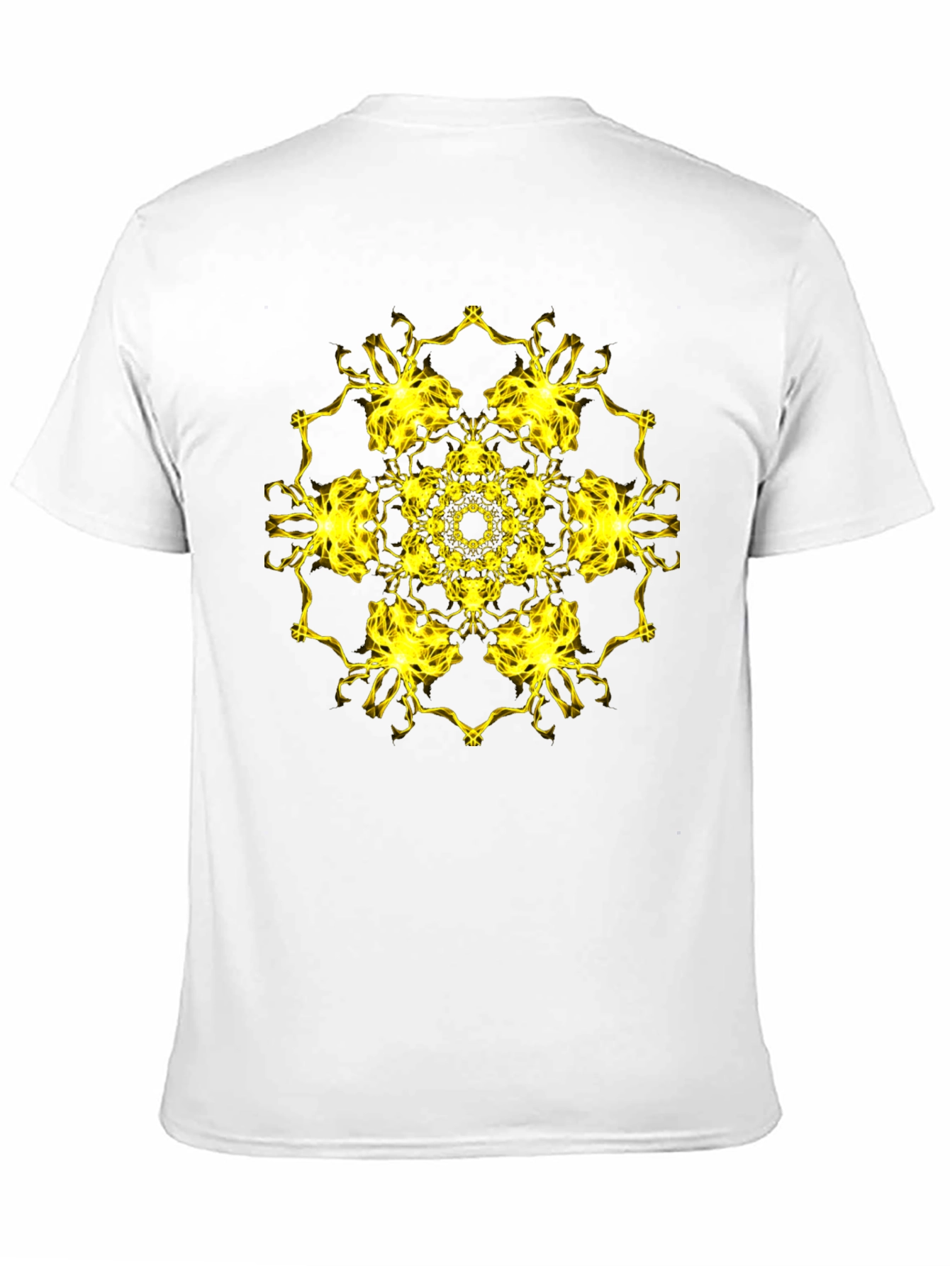 Electric Mandala Graphic Black T-Shirt