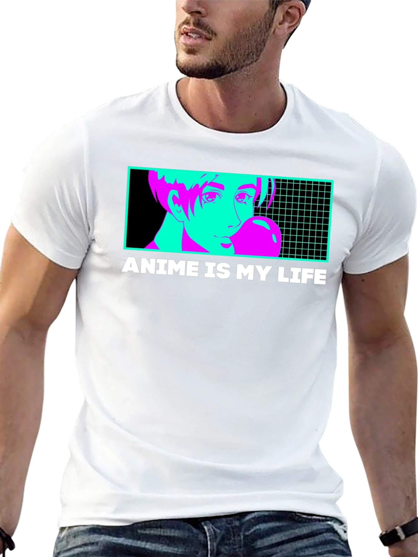 Anime Is My Life T-Shirt - Vaporwave Design