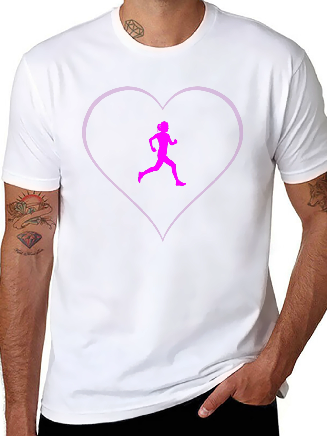 Runners Heart T-Shirt - Love to Run!