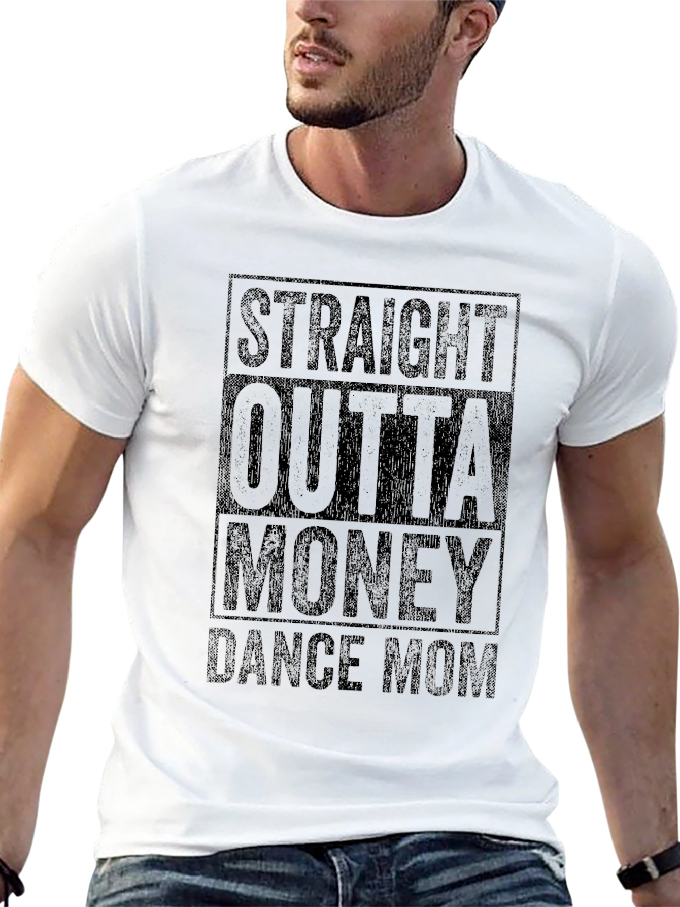 Straight Outta Money Dance Mom T-Shirt