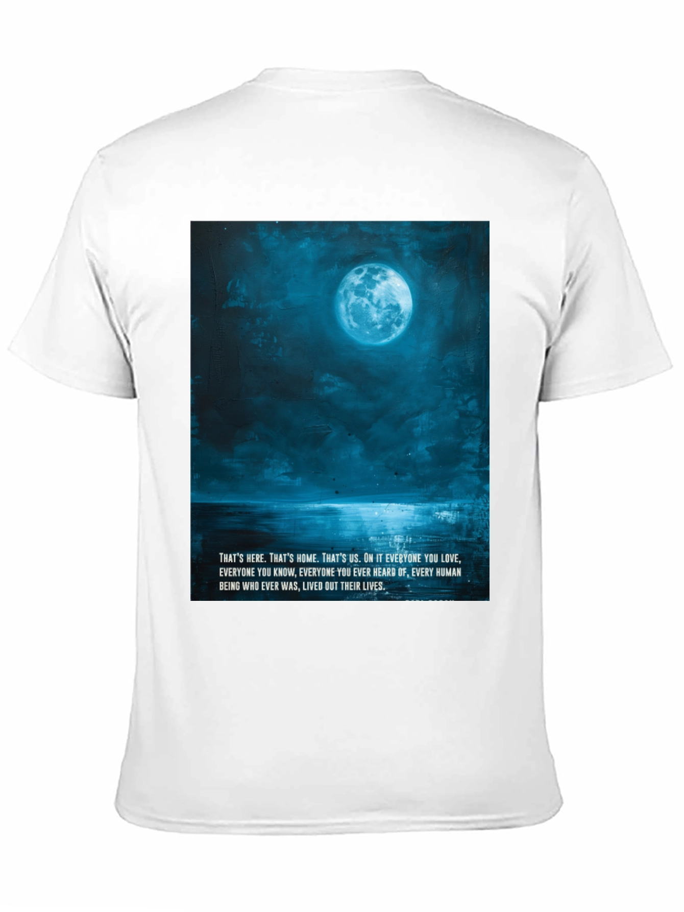 Lunar Landscape Graphic Tee - Black