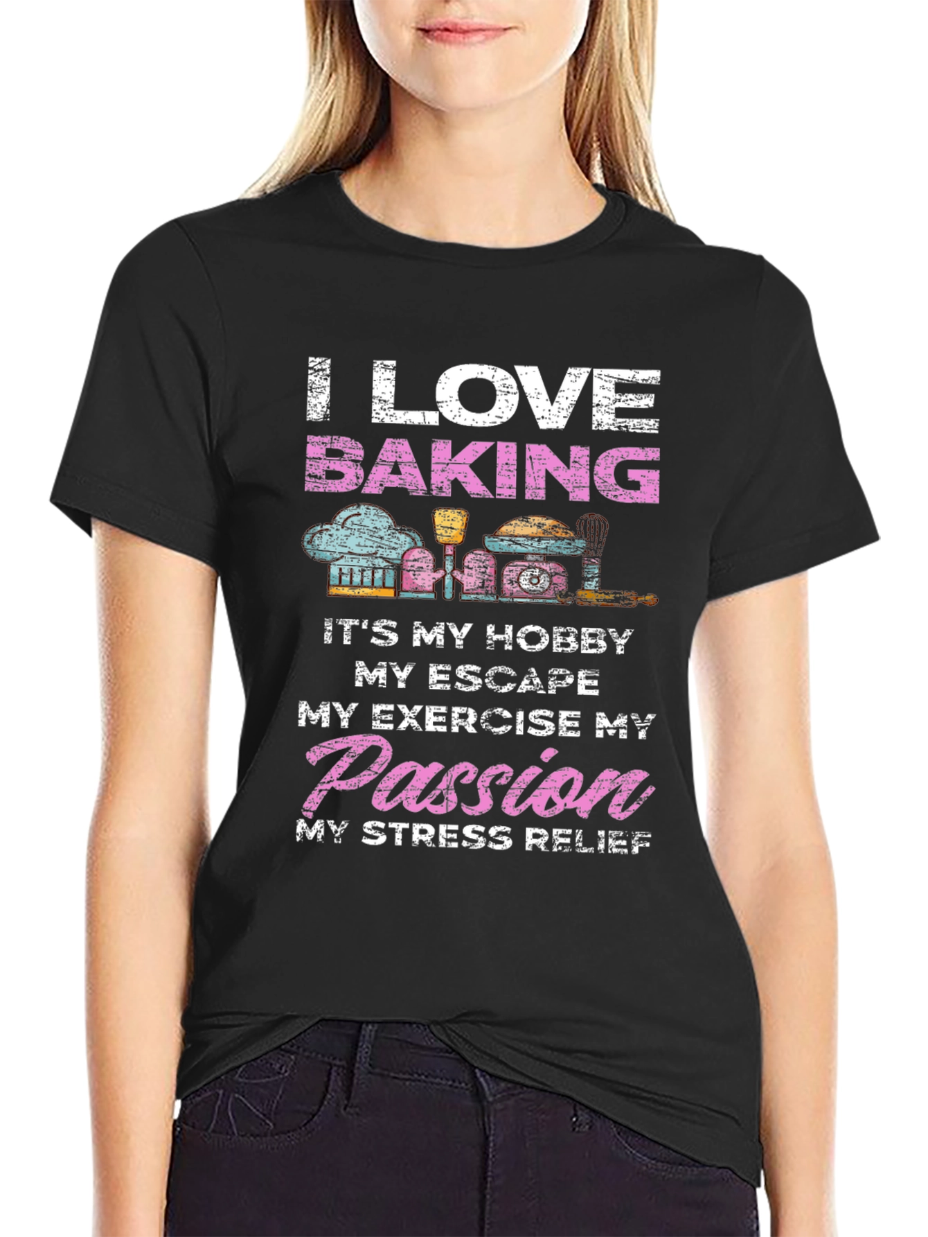 I Love Baking T-Shirt - Hobby Passion Tee